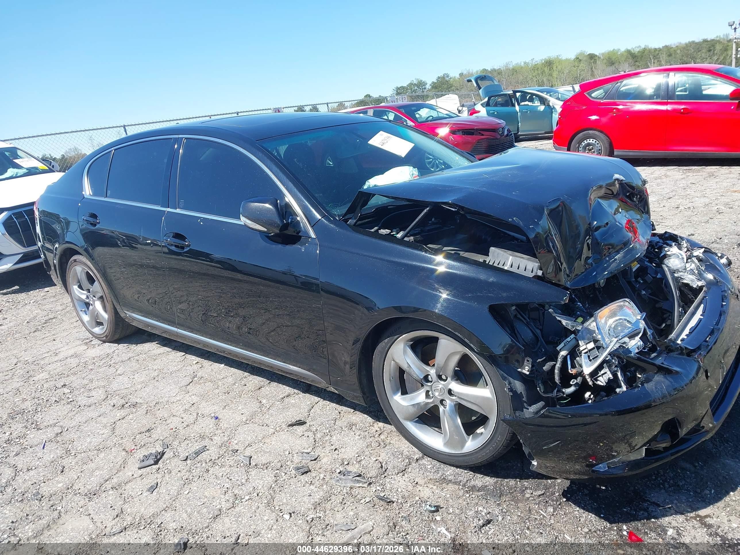 2011 Lexus GS 350, VIN JTHBE1KS5B0051591 — Перед