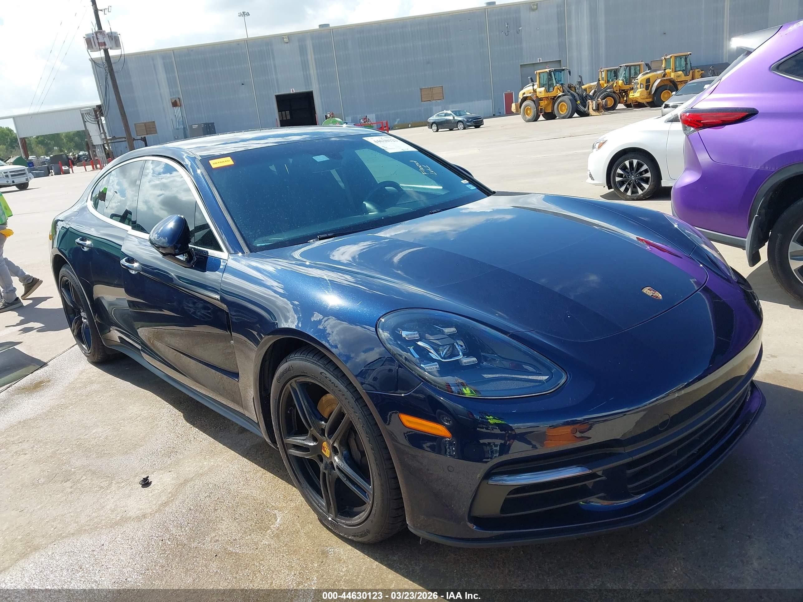 2018 Porsche Panamera, VIN WP0AA2A7XJL113821 — Water / flood
