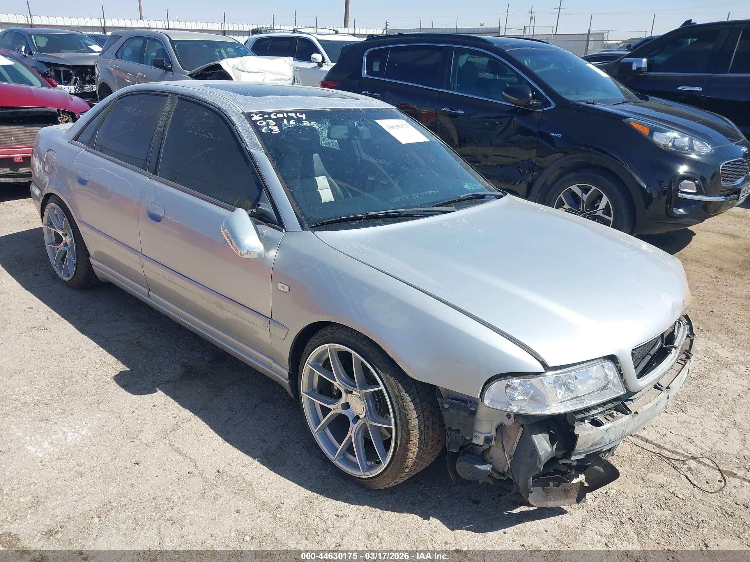 2001 Audi S4, VIN WAURD68D31A096835 — Опрокидывание