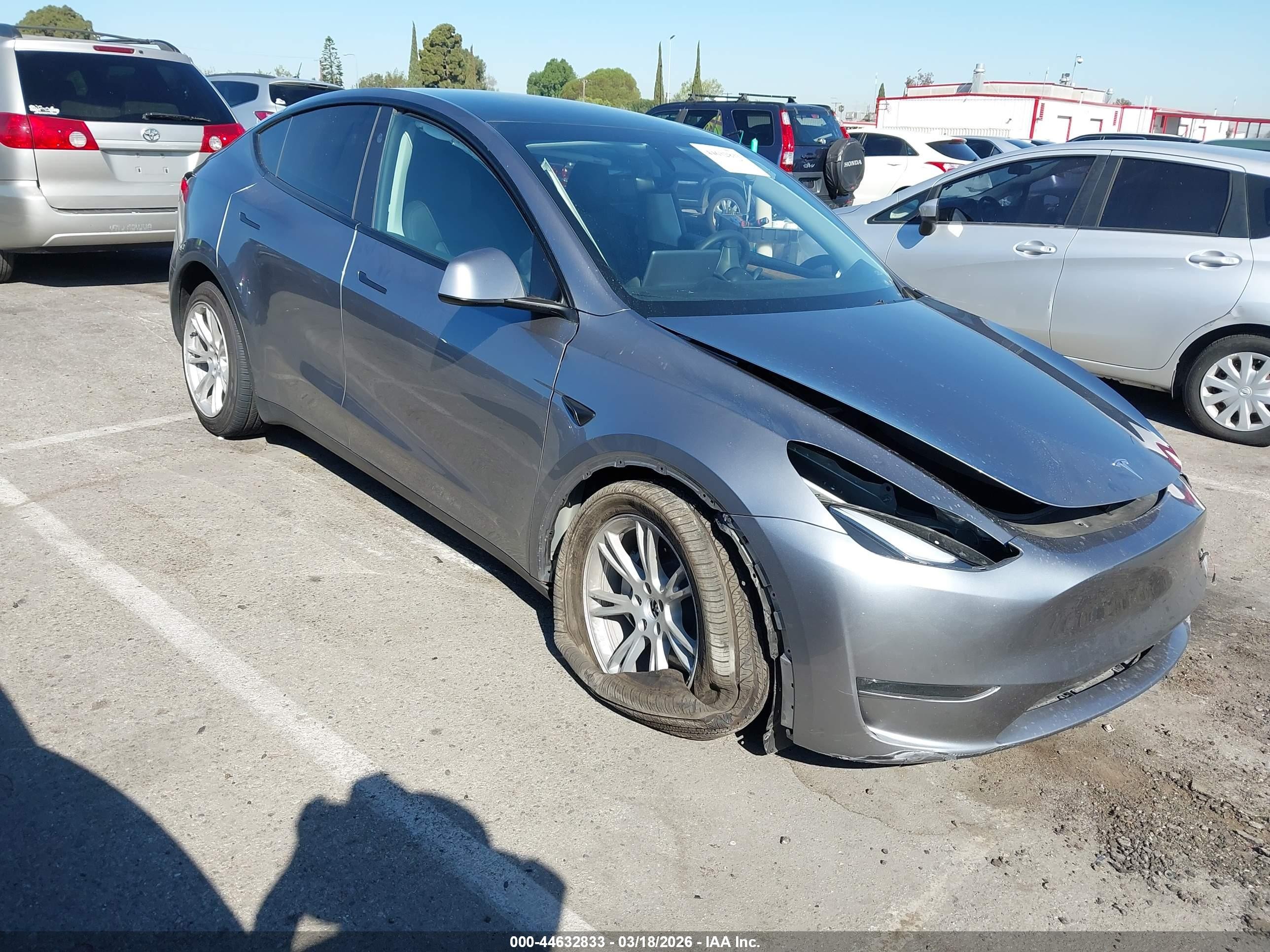 2024 Tesla Model Y Long Range, VIN 7SAYGDEE3RA291117 — Side