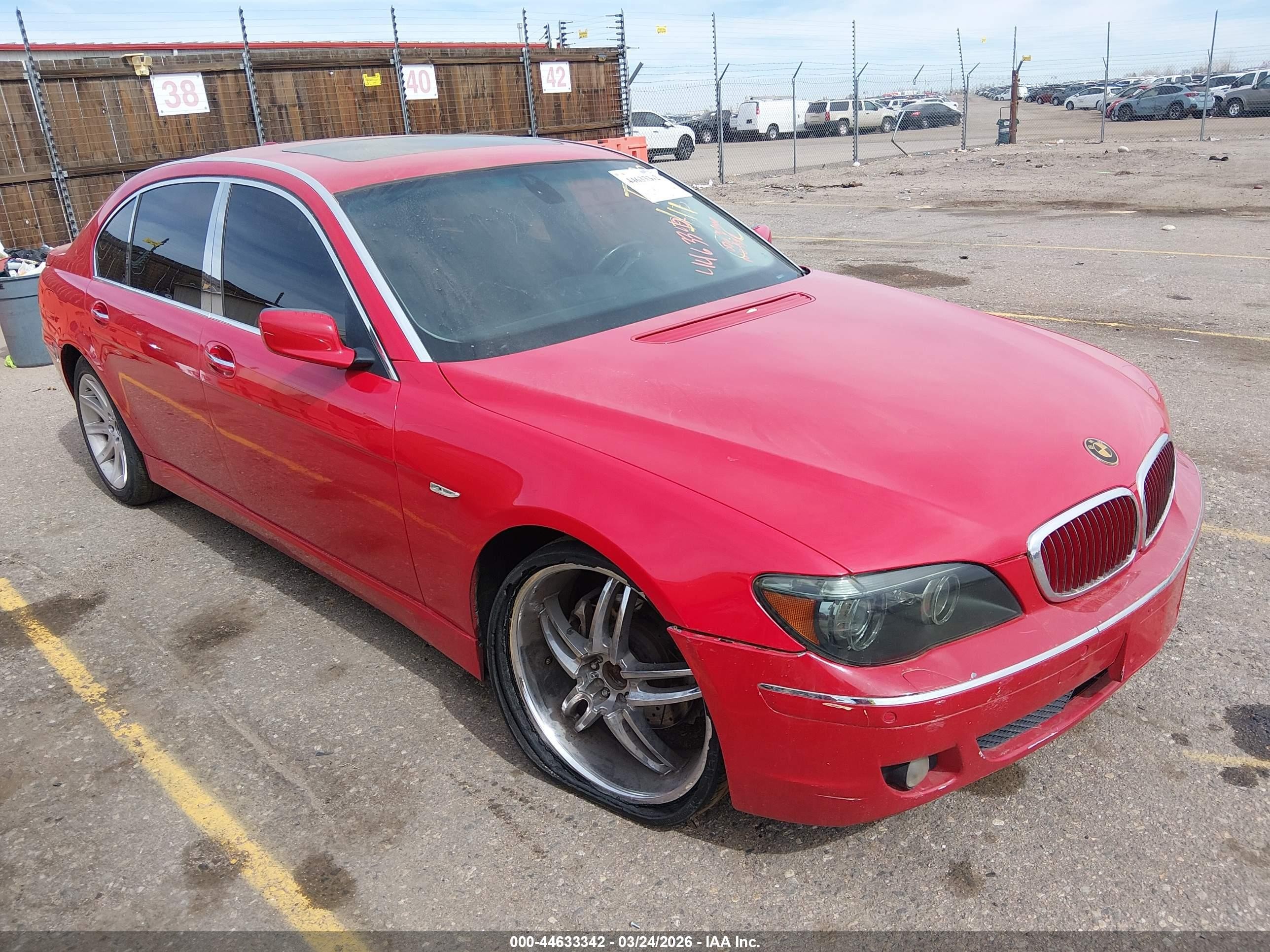 2006 BMW 7 Series 750Li, VIN WBAHN83586DT63820 — Front end
