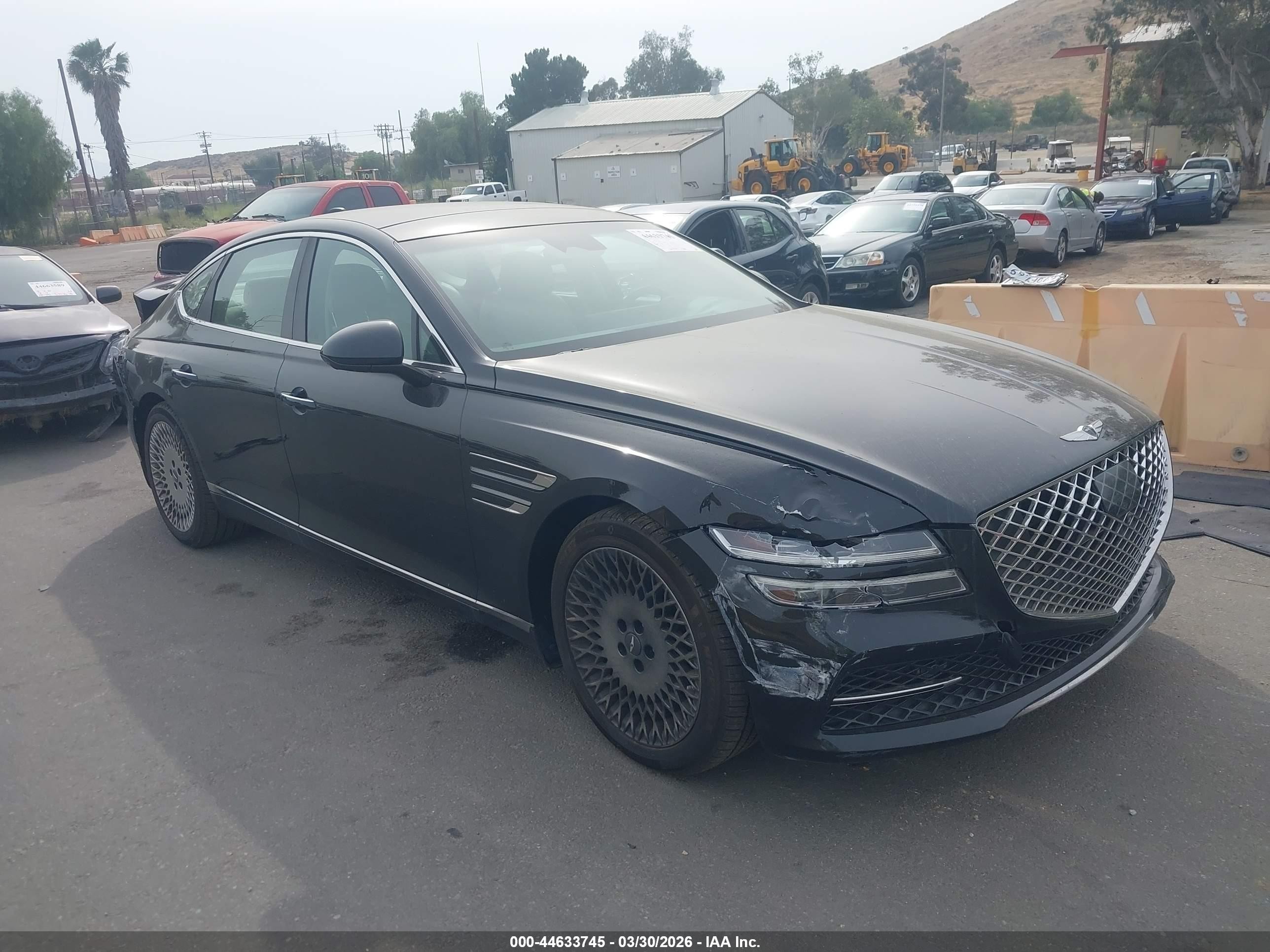 2022 Genesis G80 2.5T, VIN KMTGB4SC3NU092343 — По всему кузову