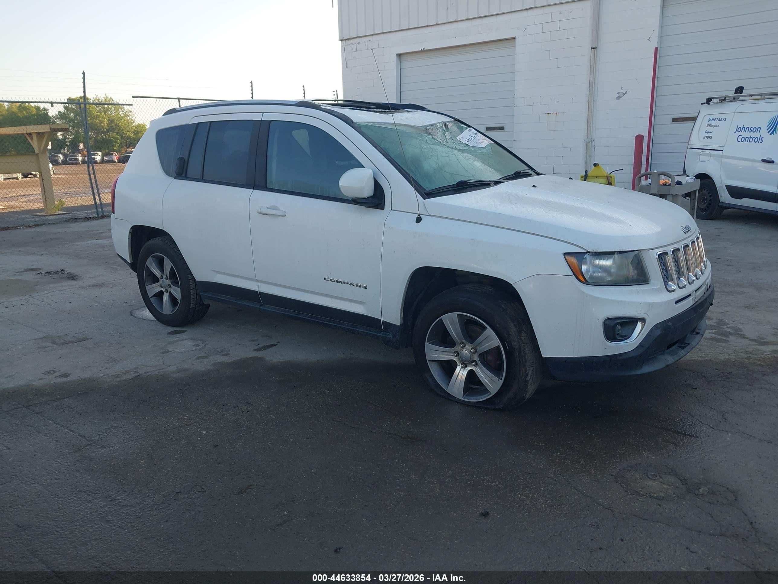 2016 Jeep Compass High Altitude, VIN 1C4NJDEB9GD762847 — Vandalism