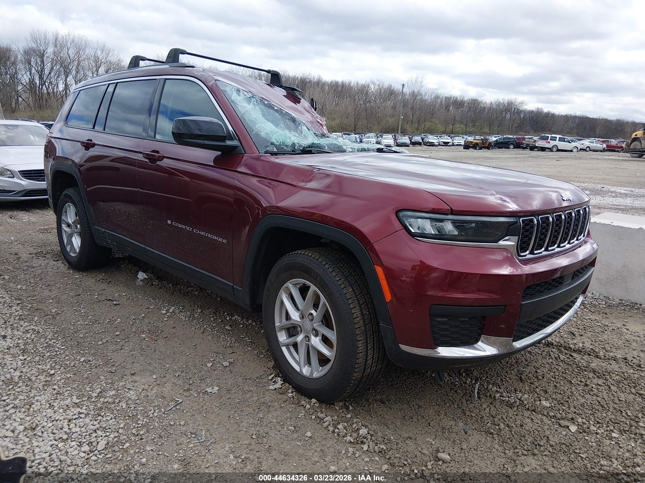 2021 Jeep Grand Cherokee Altitude, VIN 1C4RJKAG0M8141489 — Frame damage