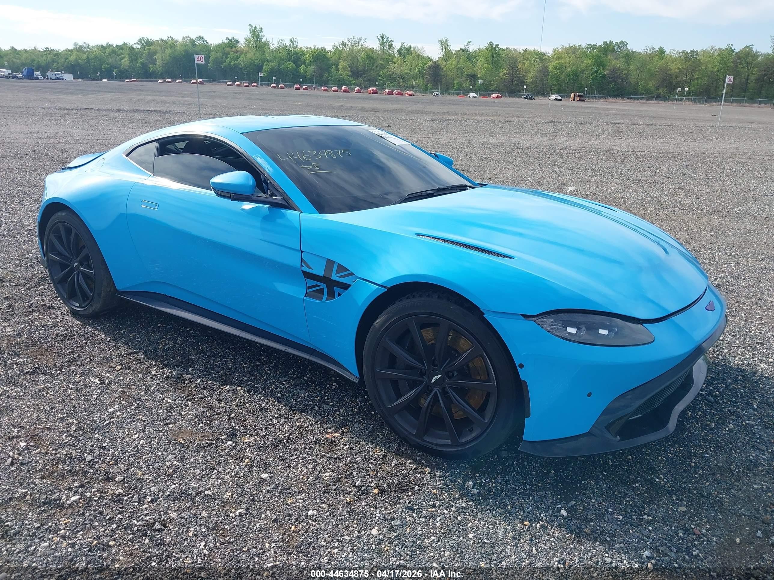 2020 Aston Martin Vantage, VIN SCFSMGAW9LGN04360 — Interior fire