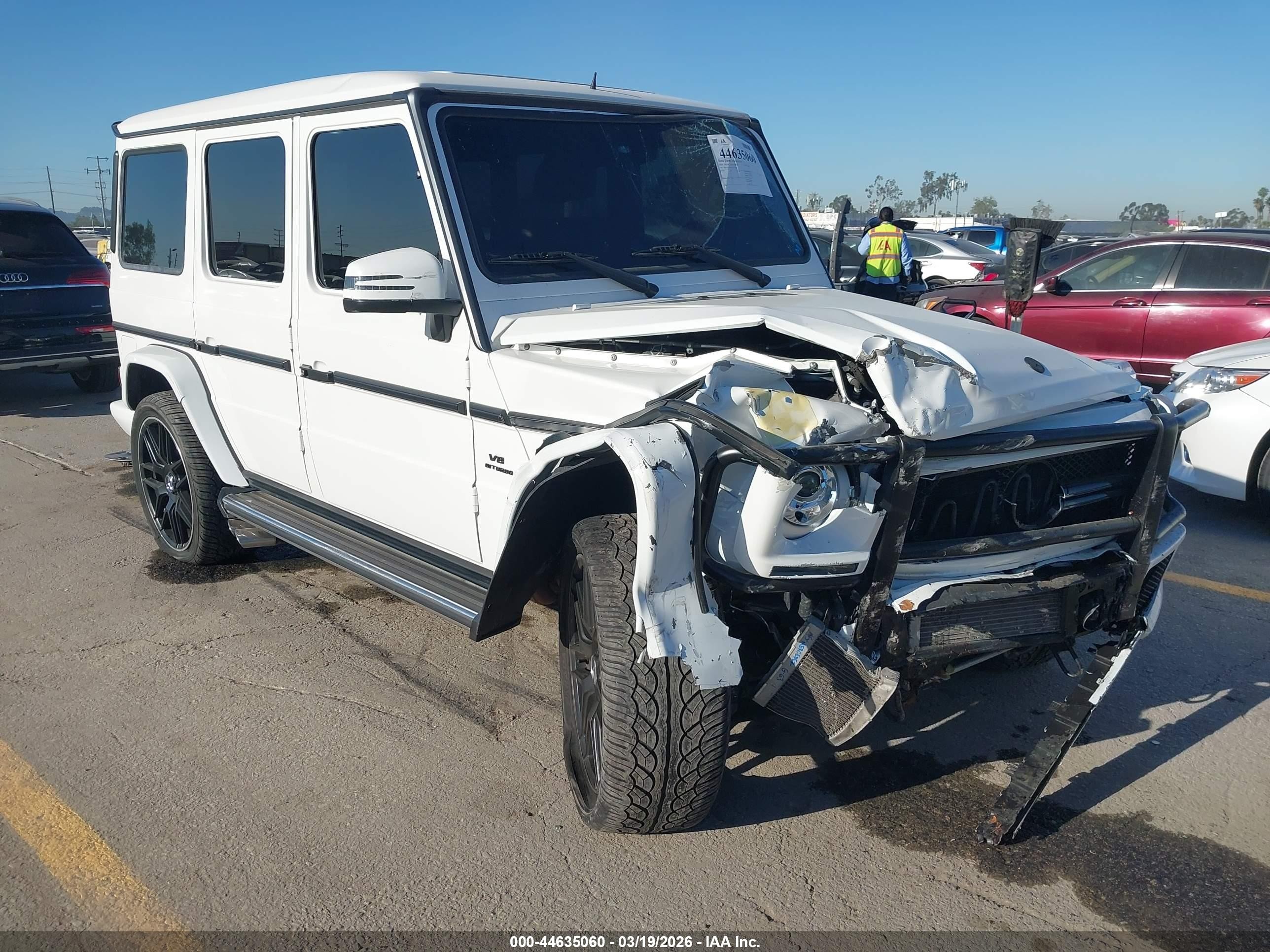 2014 Mercedes-Benz G 63 AMG, VIN WDCYC7DF5EX217568 — Front end