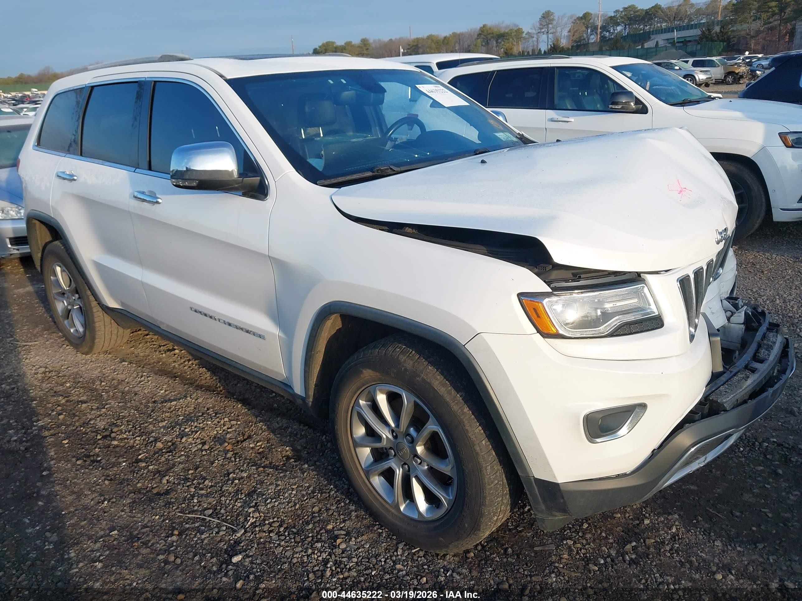 2015 Jeep Grand Cherokee Limited, VIN 1C4RJFBG1FC173308 — Перед