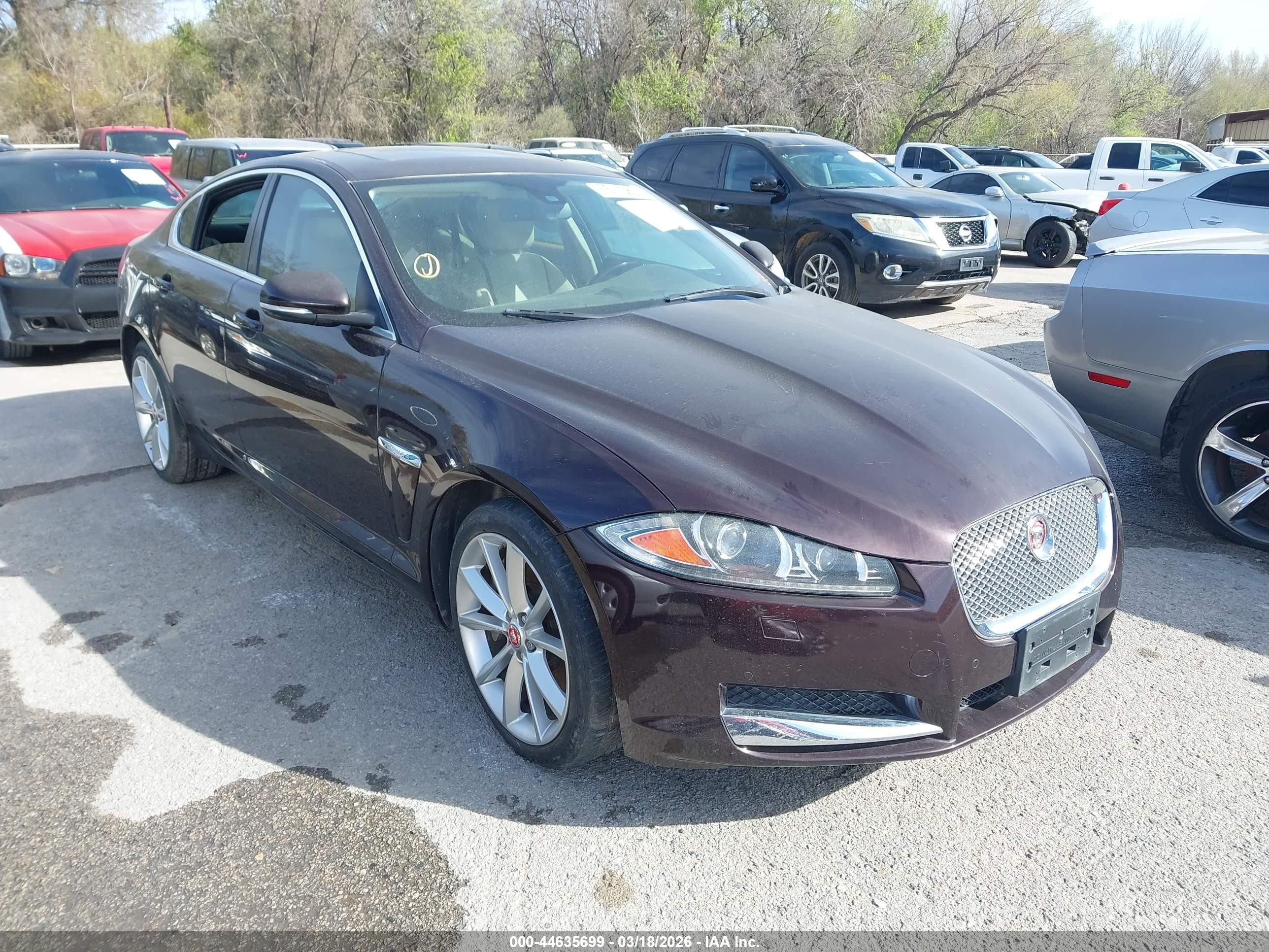 2015 Jaguar XF Portfolio, VIN SAJWA0F75F8U65820 — Rear end