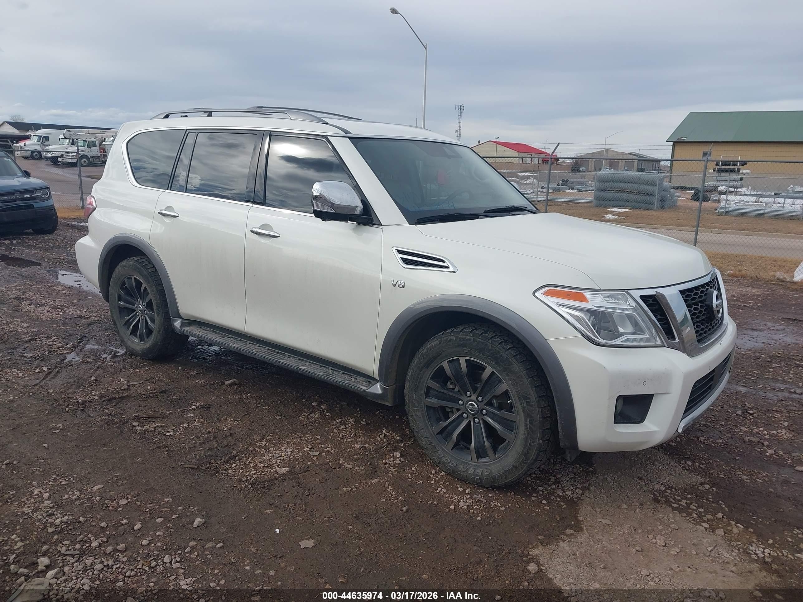 2018 Nissan Armada Platinum, VIN JN8AY2NE1JX700135 — Undercarriage