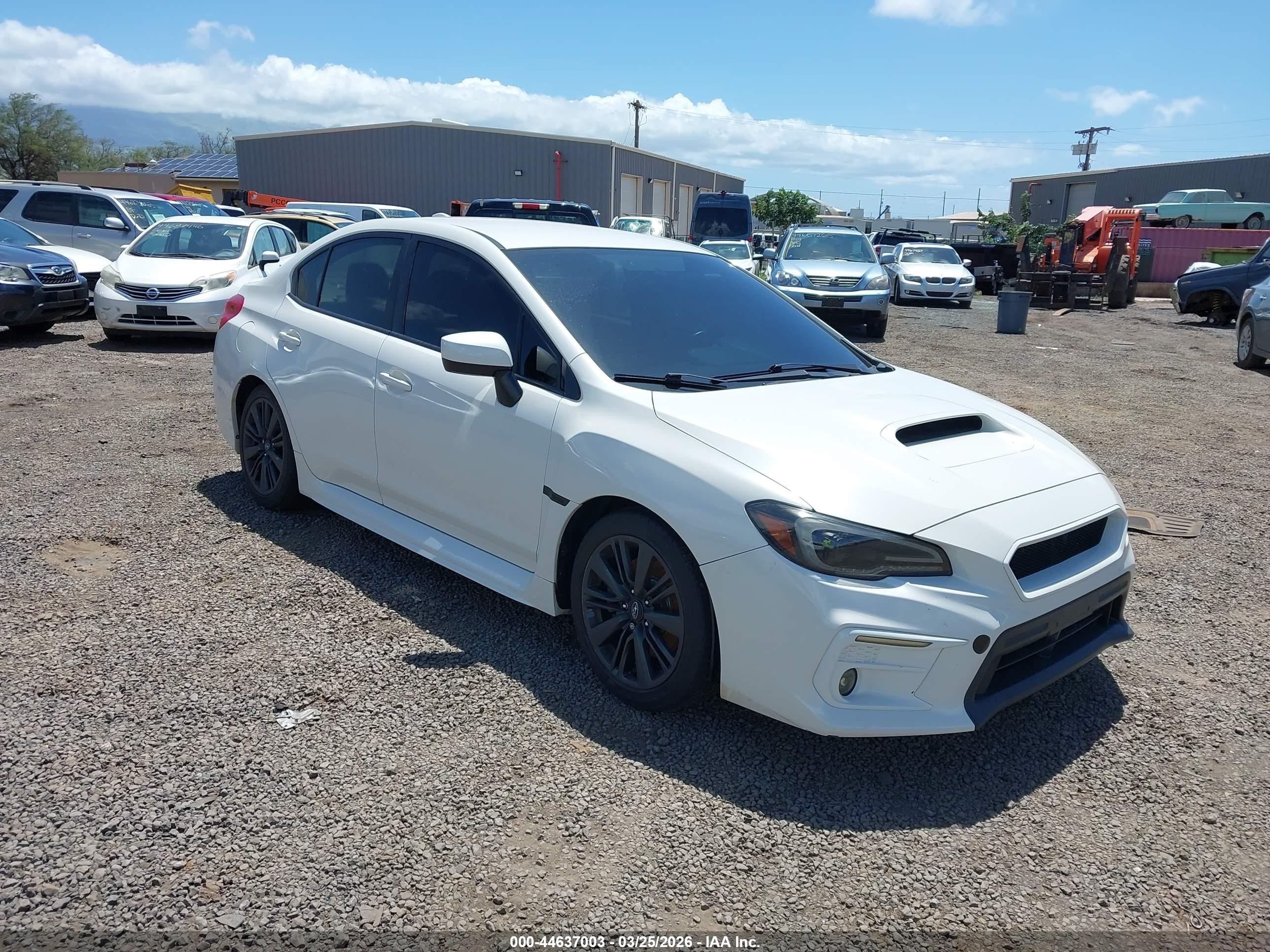 2018 Subaru WRX, VIN JF1VA1A60J9807598 — Пресная вода