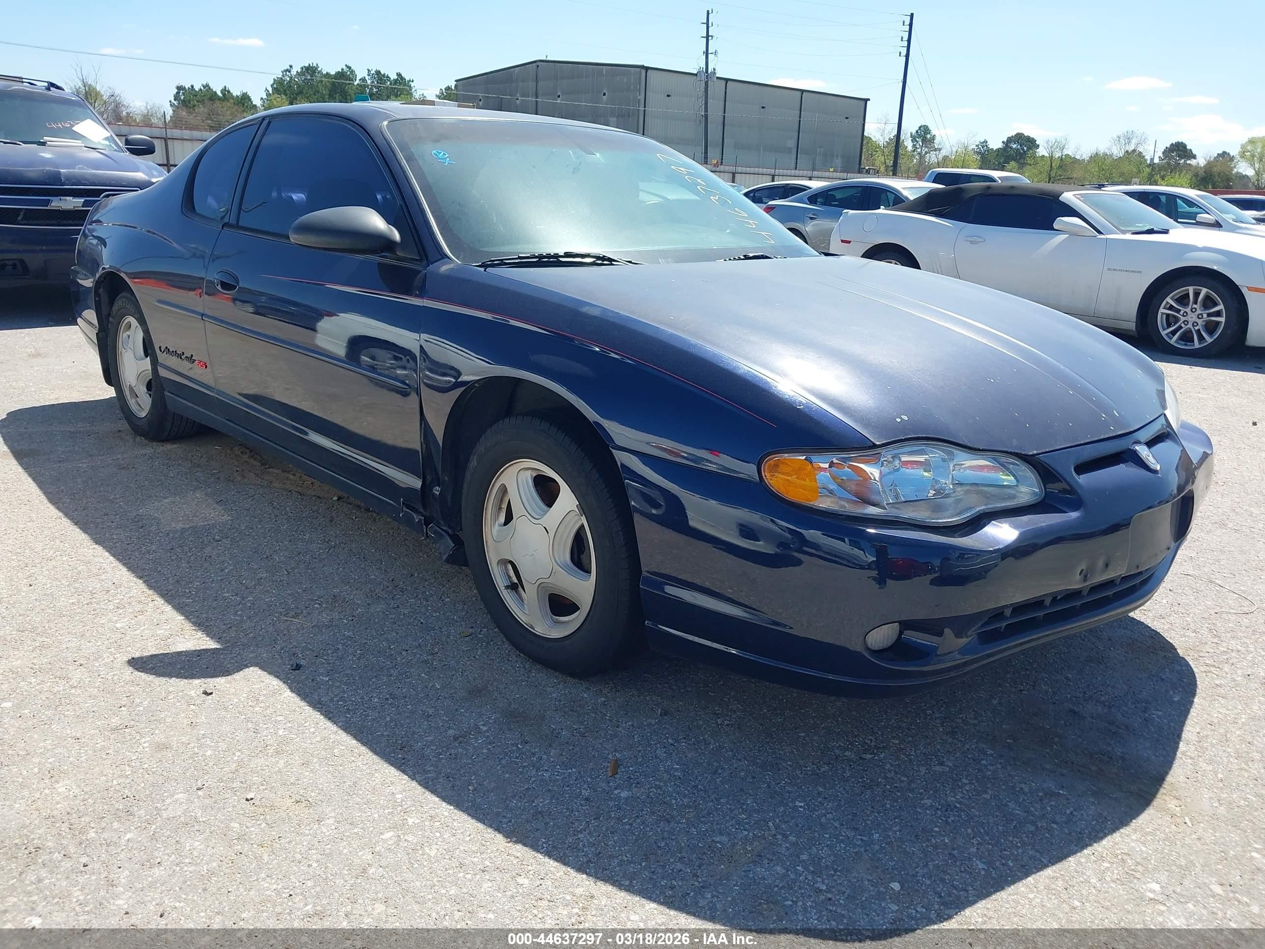 2000 Chevrolet Monte Carlo SS, VIN 2G1WX12K7Y9379504 — Бок