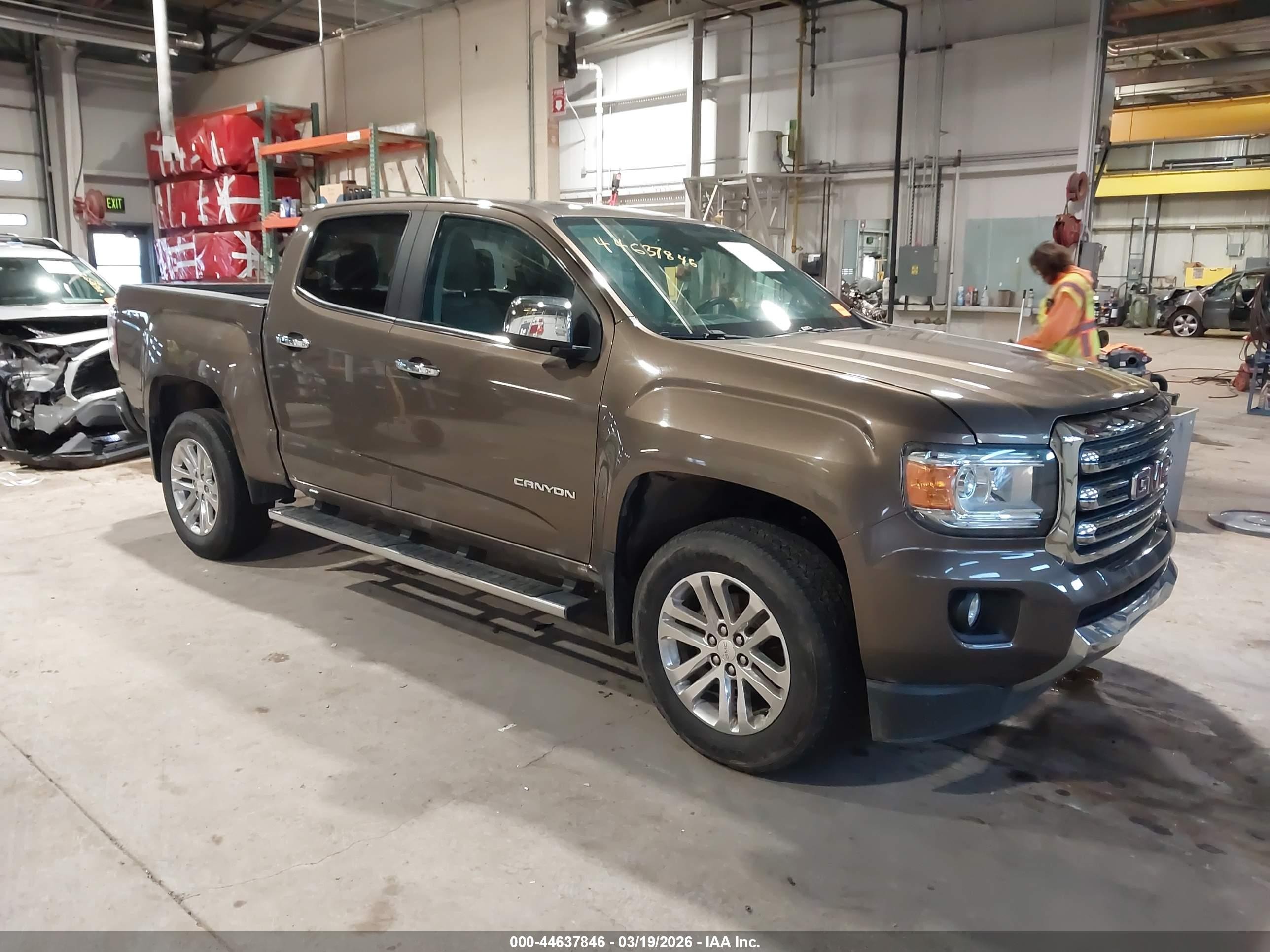 2015 GMC Canyon 4WD SLT, VIN 1GTG6CE31F1126470 — Roof