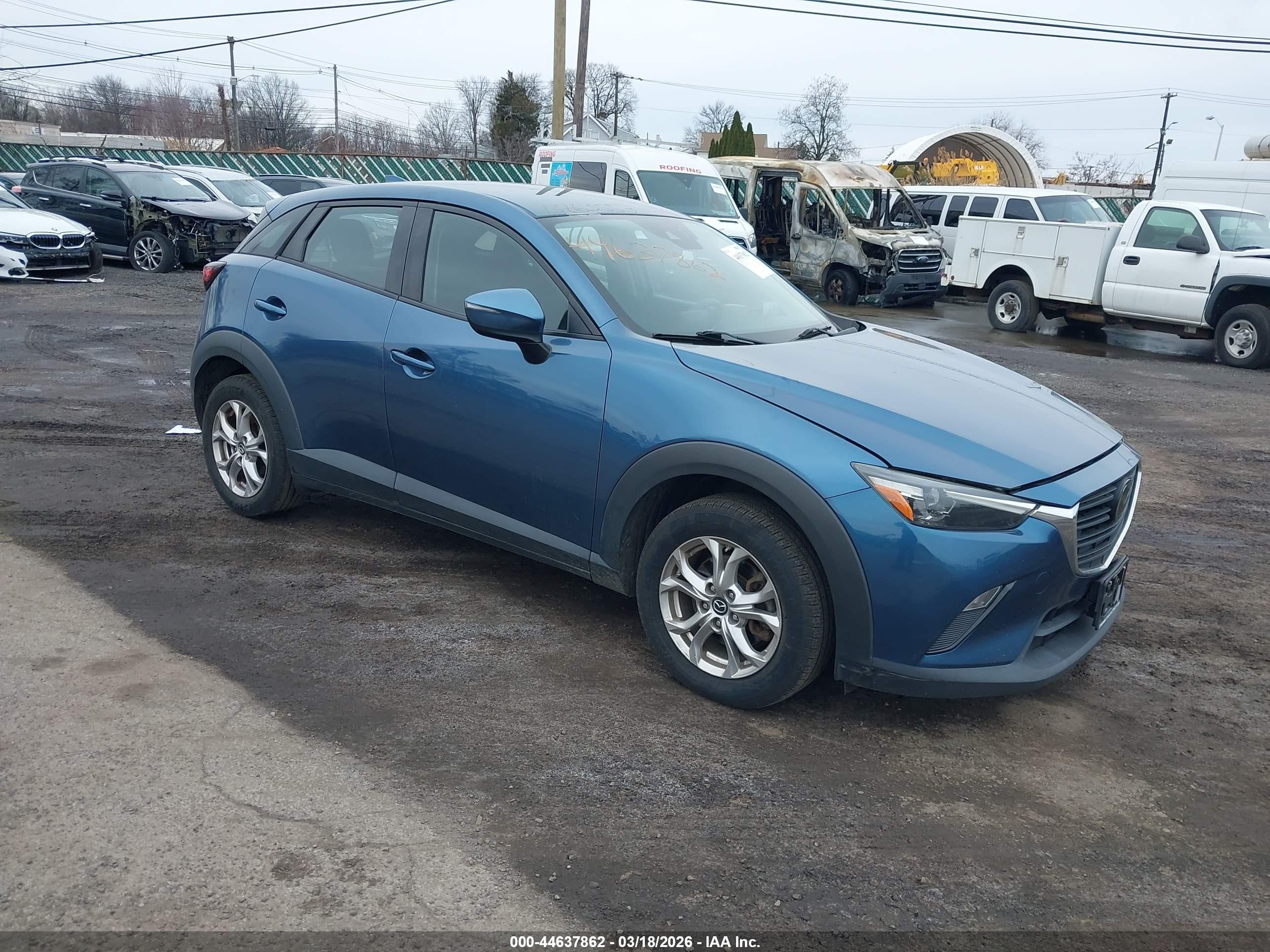 2020 Mazda CX-3 Sport, VIN JM1DKFB76L1470704 — Interior fire