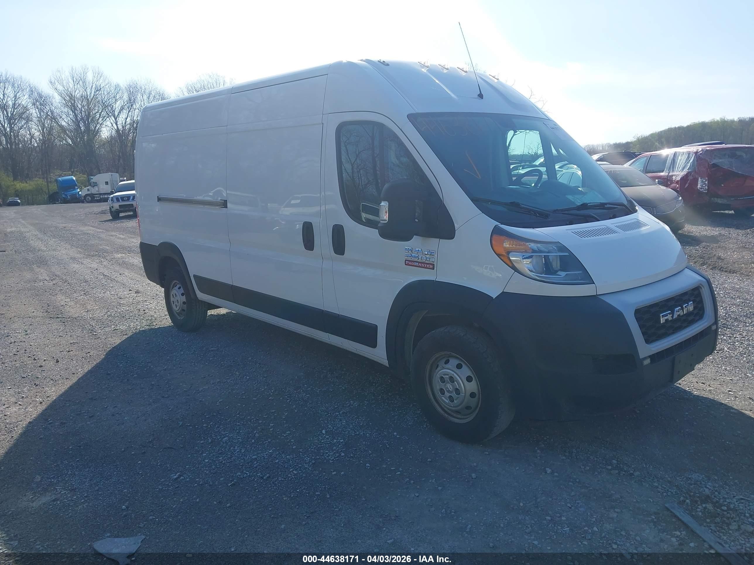 2021 Ram ProMaster, VIN 3C6ERVDG0ME500132 — Mechanical