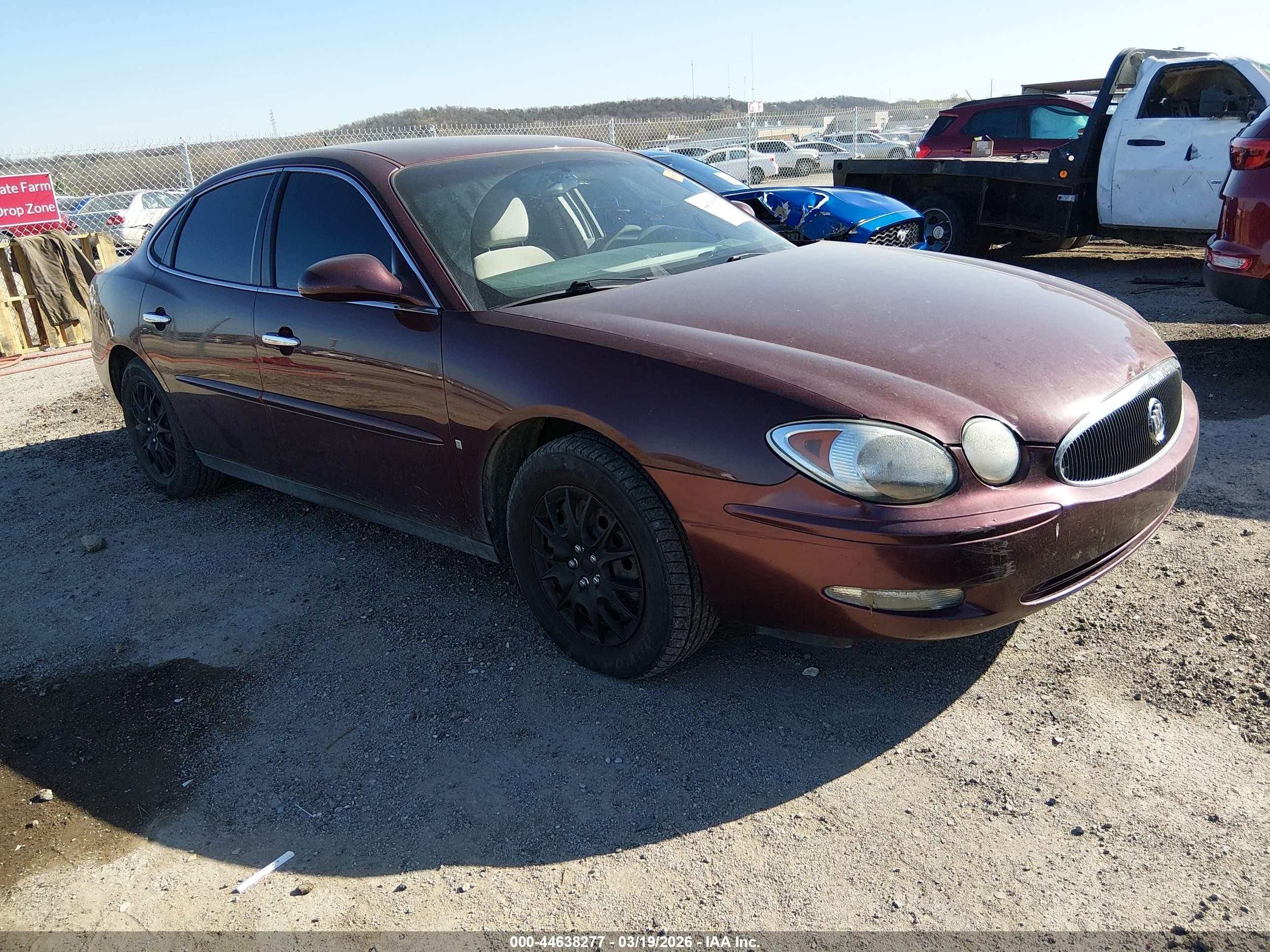2006 Buick LaCrosse CX, VIN 2G4WC582061279754 — Not stated