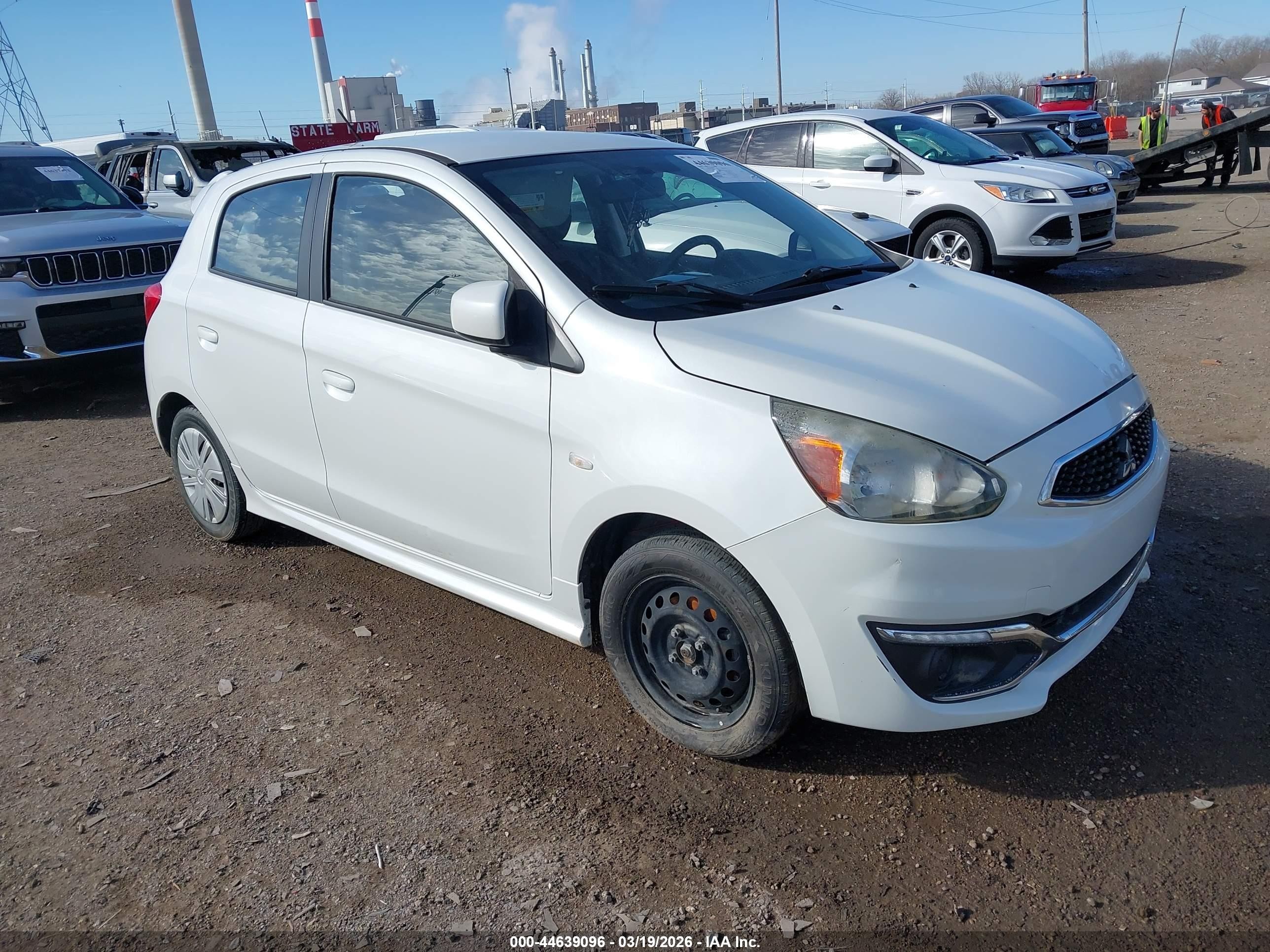 2018 Mitsubishi Mirage ES, VIN ML32A3HJ0JH000588 — Auction photo 1 of 5