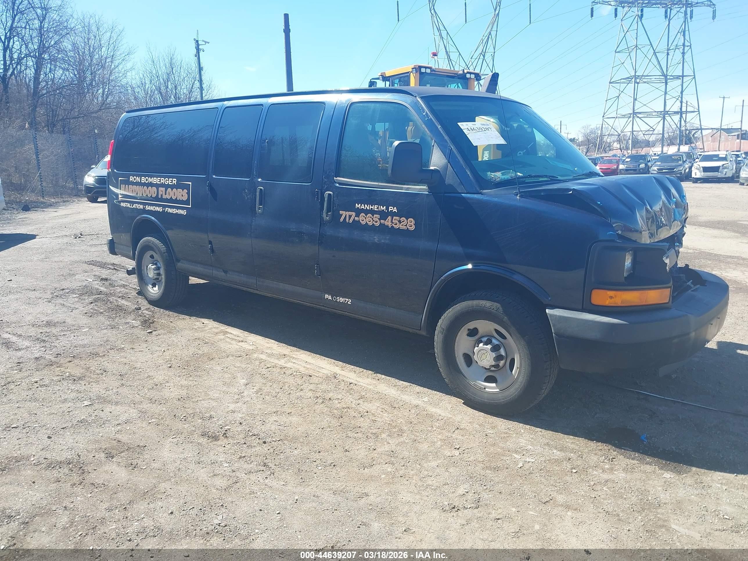 2011 Chevrolet Express Passenger 1LS, VIN 1GAZGZFG0B1155732 — All over