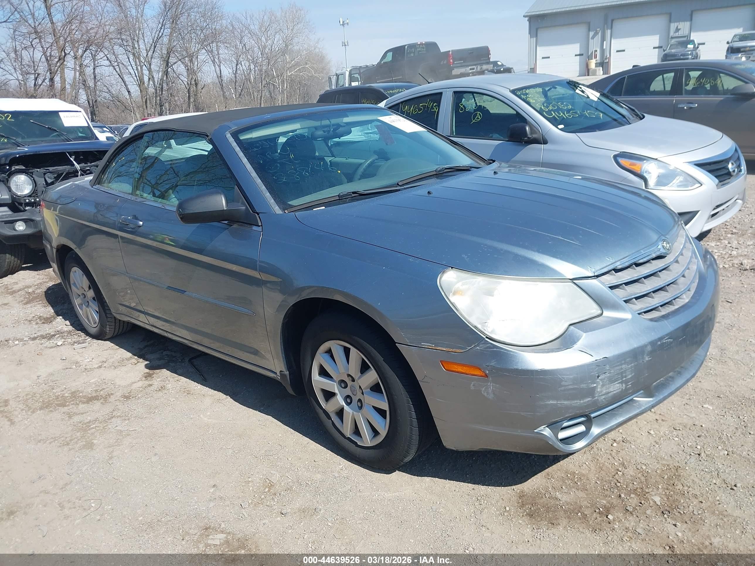 2008 Chrysler Sebring LX, VIN 1C3LC45K68N288146 — Theft recovery