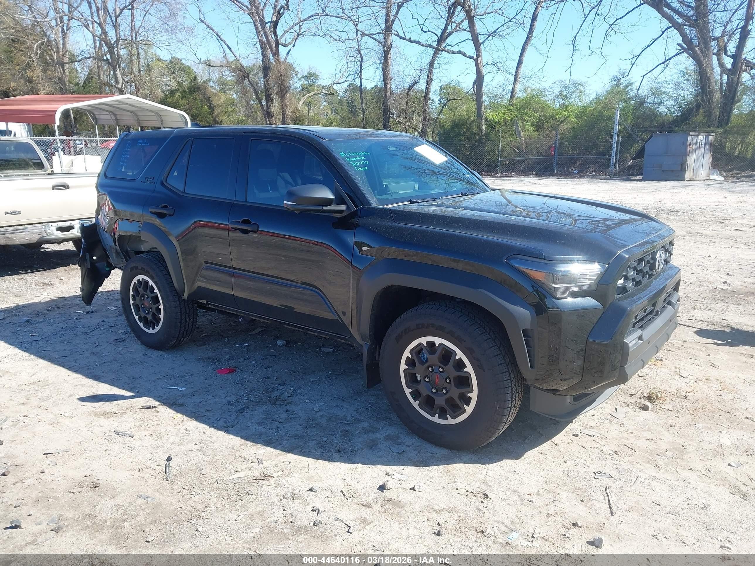 2025 Toyota 4Runner SR5, VIN JTEVA5BR7S5046003 — Rear end
