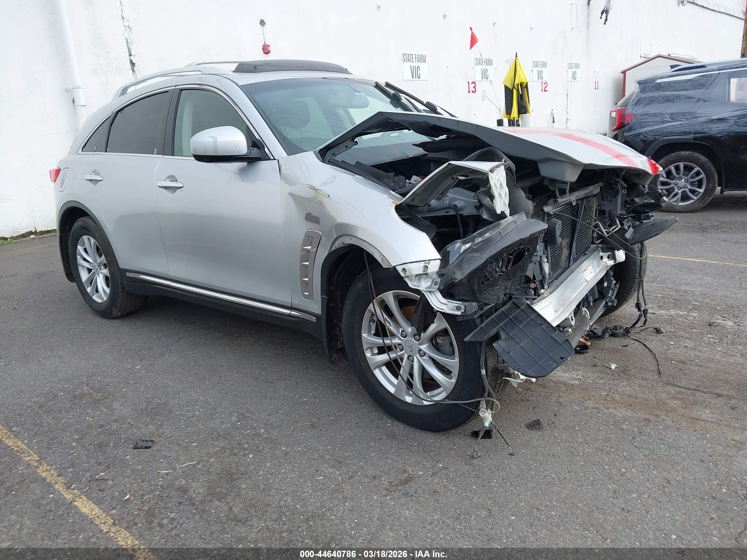 2013 Infiniti FX, VIN JN8CS1MW4DM171512 — Biohazard / chemical