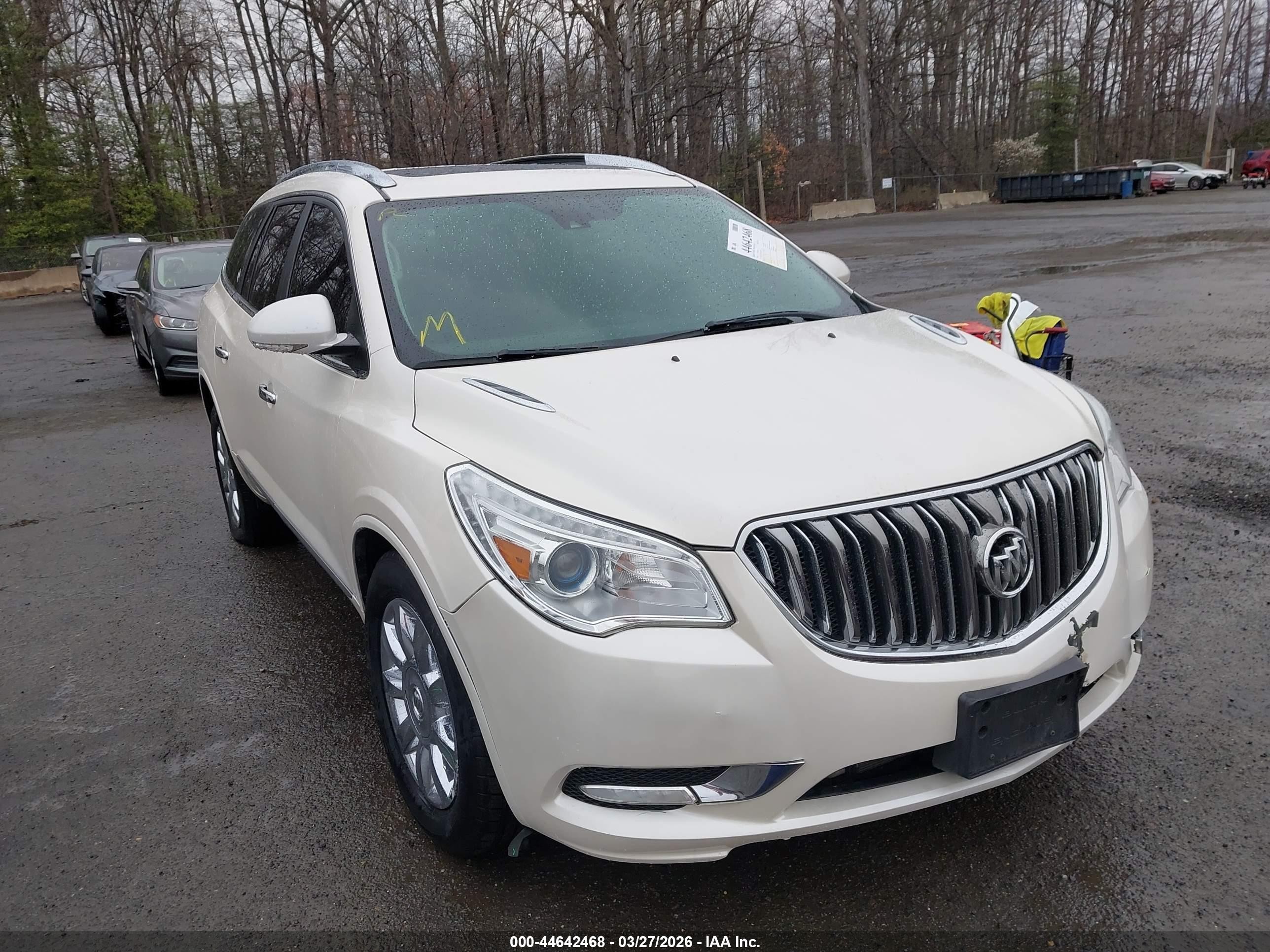 2014 Buick Enclave Premium, VIN 5GAKVCKDXEJ312258 — Front end