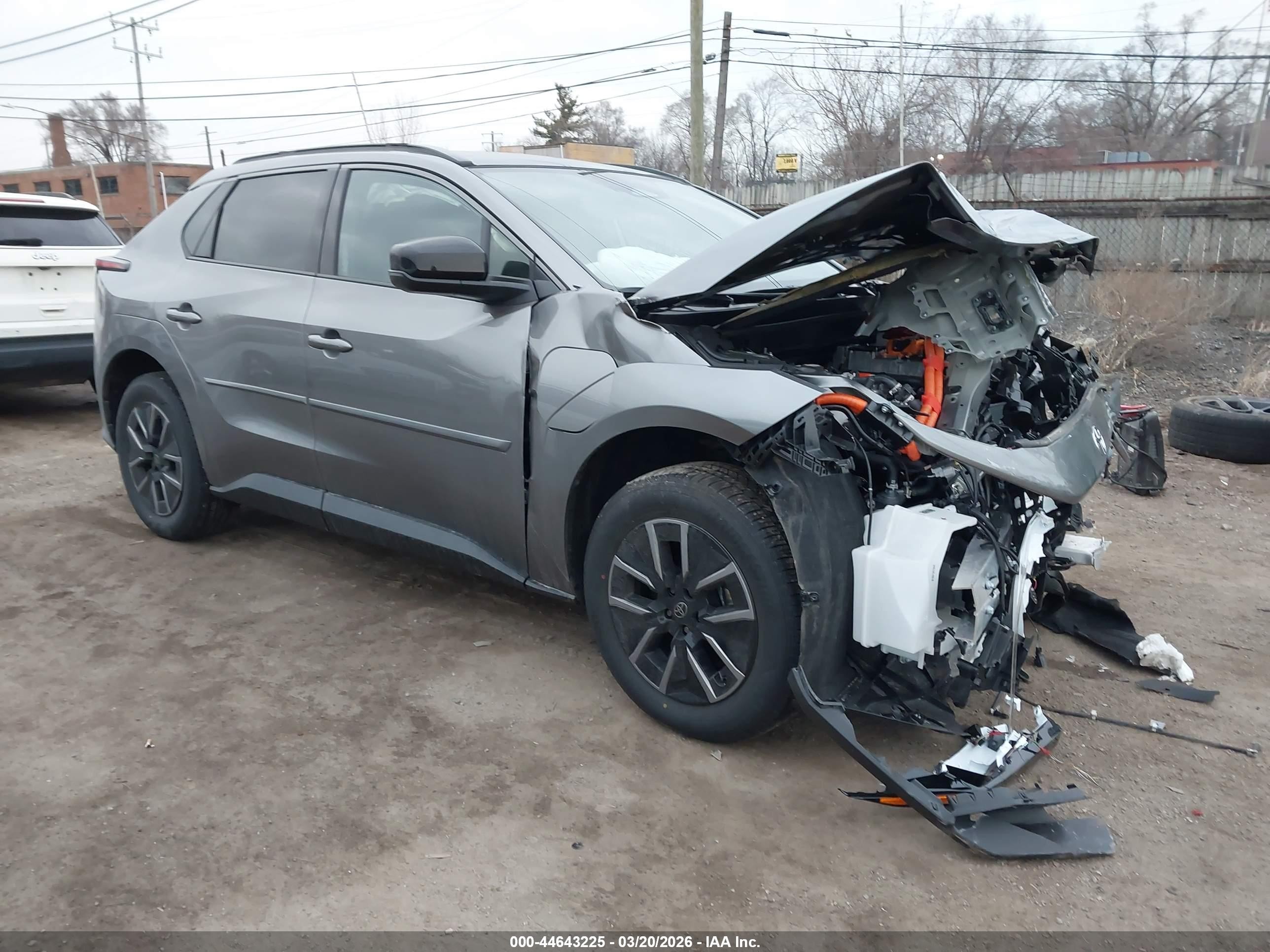 2026 Toyota bZ XLE, VIN JTMBDAFB8TA005067 — Front end