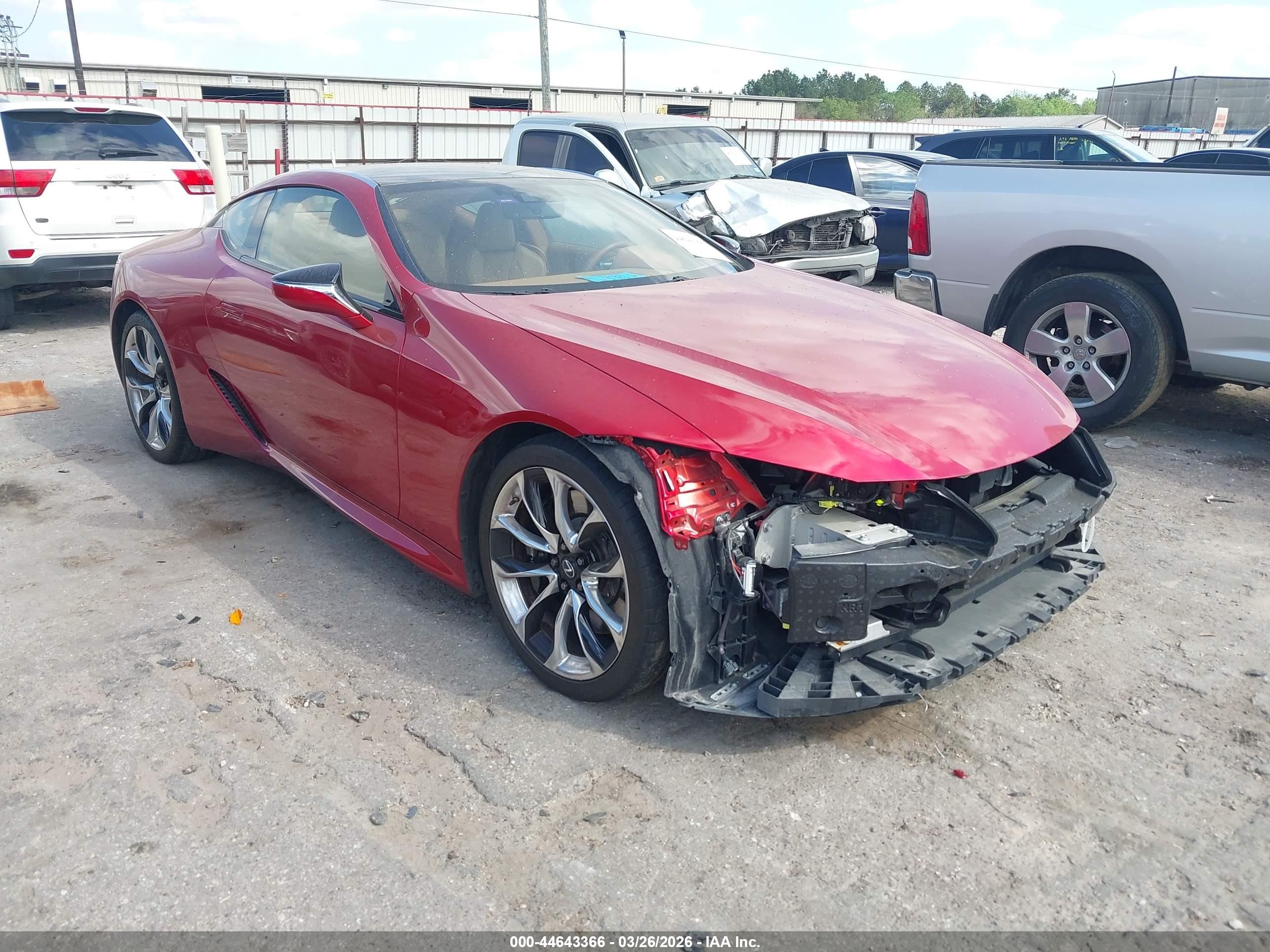 2018 Lexus LC 500h, VIN JTHHP5AY6JA001731 — Front end