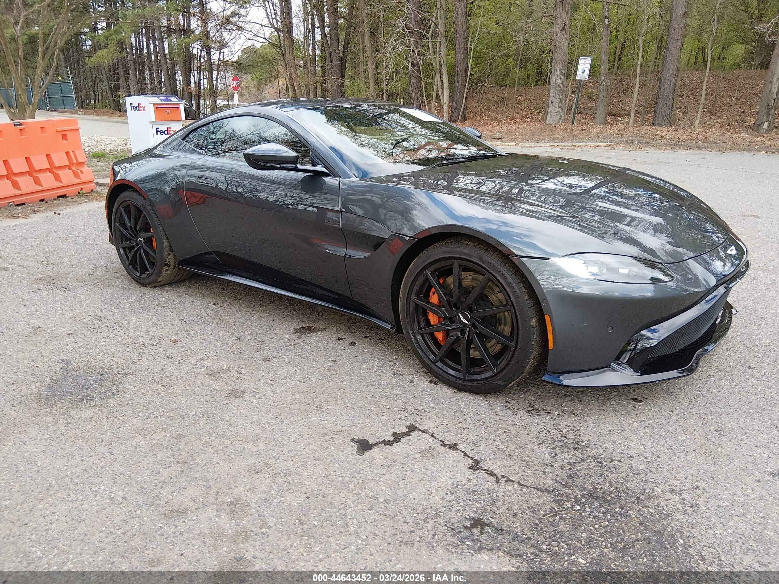 2020 Aston Martin Vantage, VIN SCFSMGAW1LGN04031 — Theft recovery