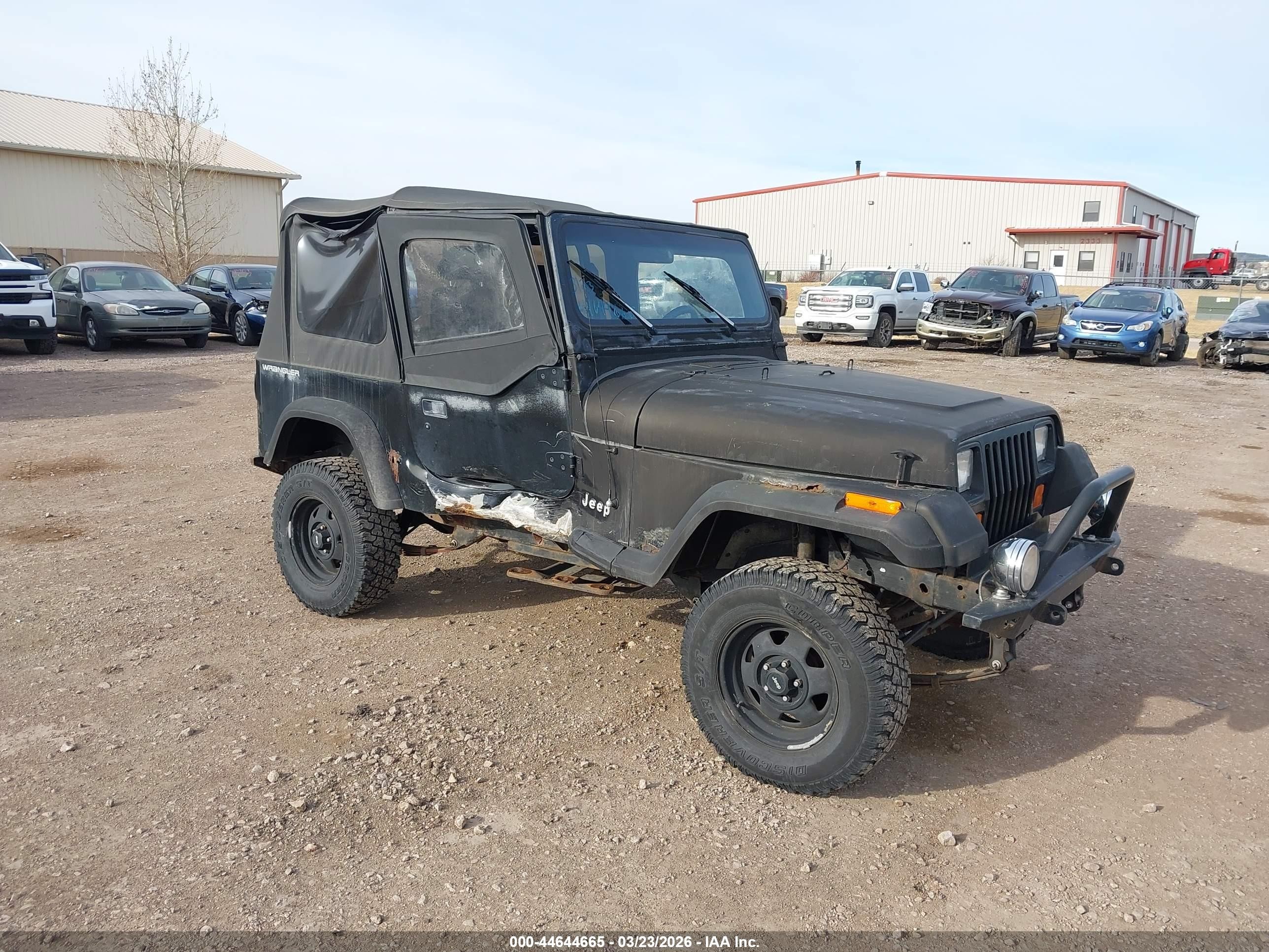1994 Jeep Wrangler S, VIN 1J4FY19P1RP412662 — Side