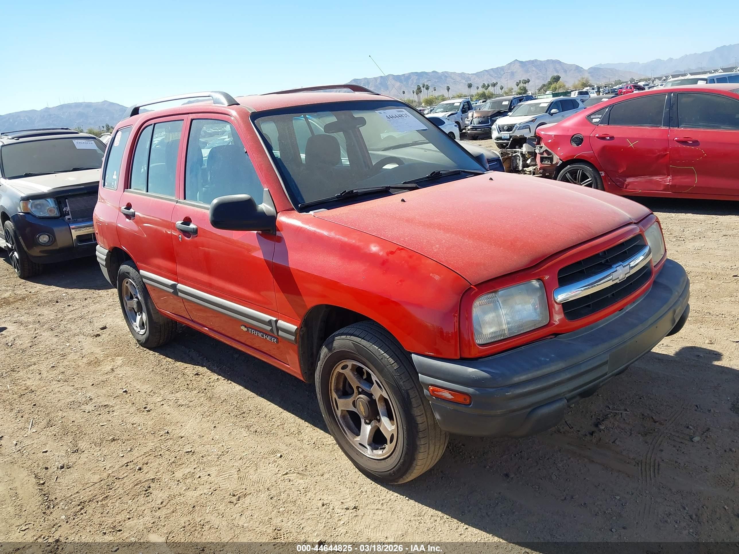 2001 Chevrolet Tracker, VIN 2CNBE13C816932229 — Обычный износ