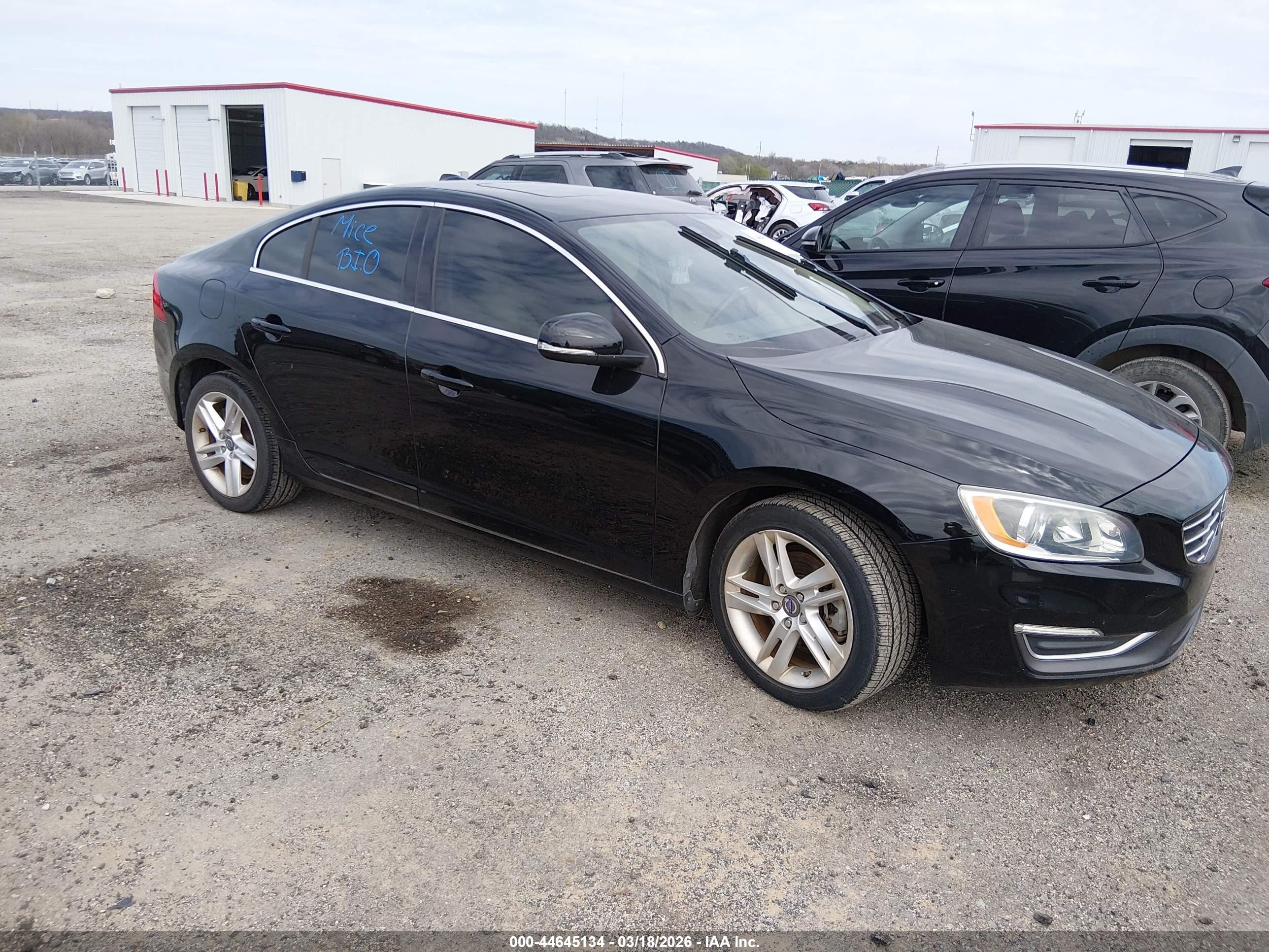 2015 Volvo S60 T5 Drive-E Premier Plus, VIN YV140MFC5F1307168 — Mechanical