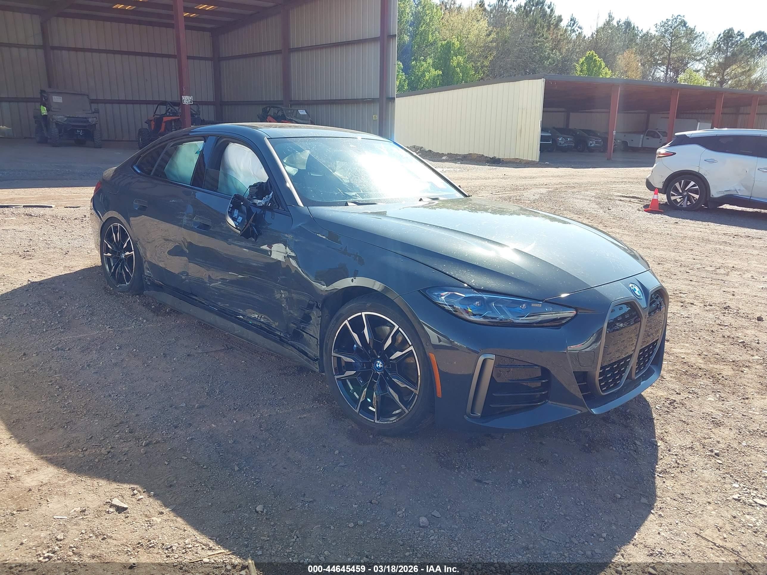 2022 BMW i4 M50, VIN WBY33AW03NFN20617 — Side