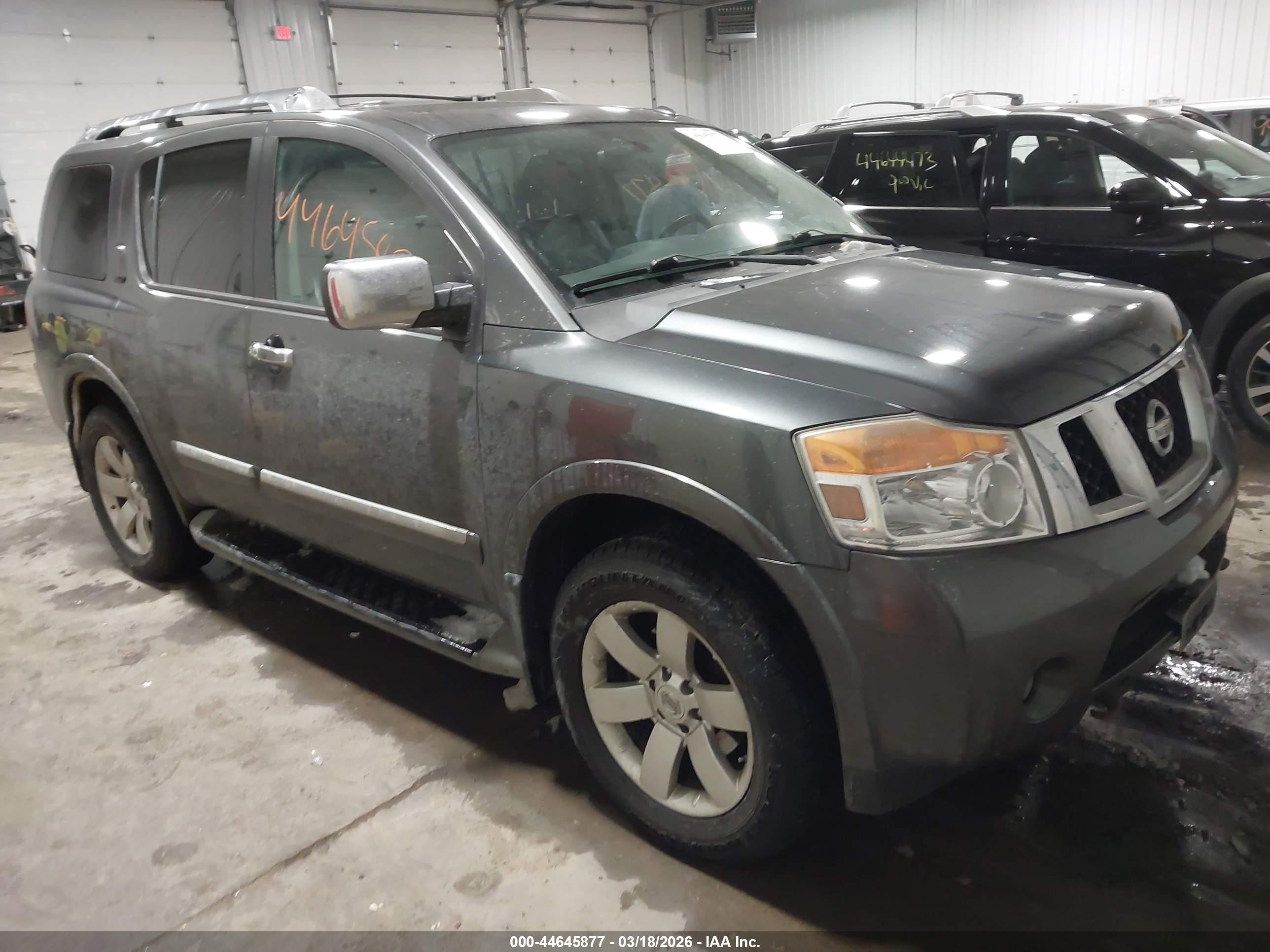 2011 Nissan Armada SV, VIN 5N1AA0NC5BN601099 — Front end