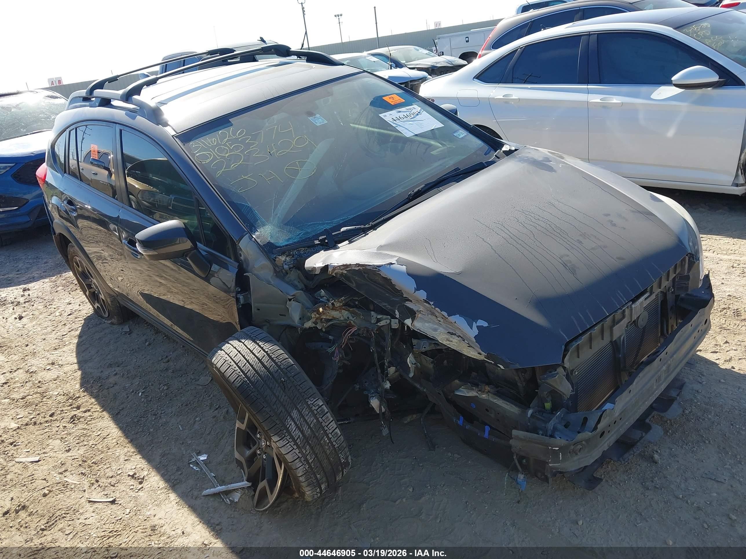 2016 Subaru Crosstrek Limited, VIN JF2GPANC2G8223429 — Undercarriage