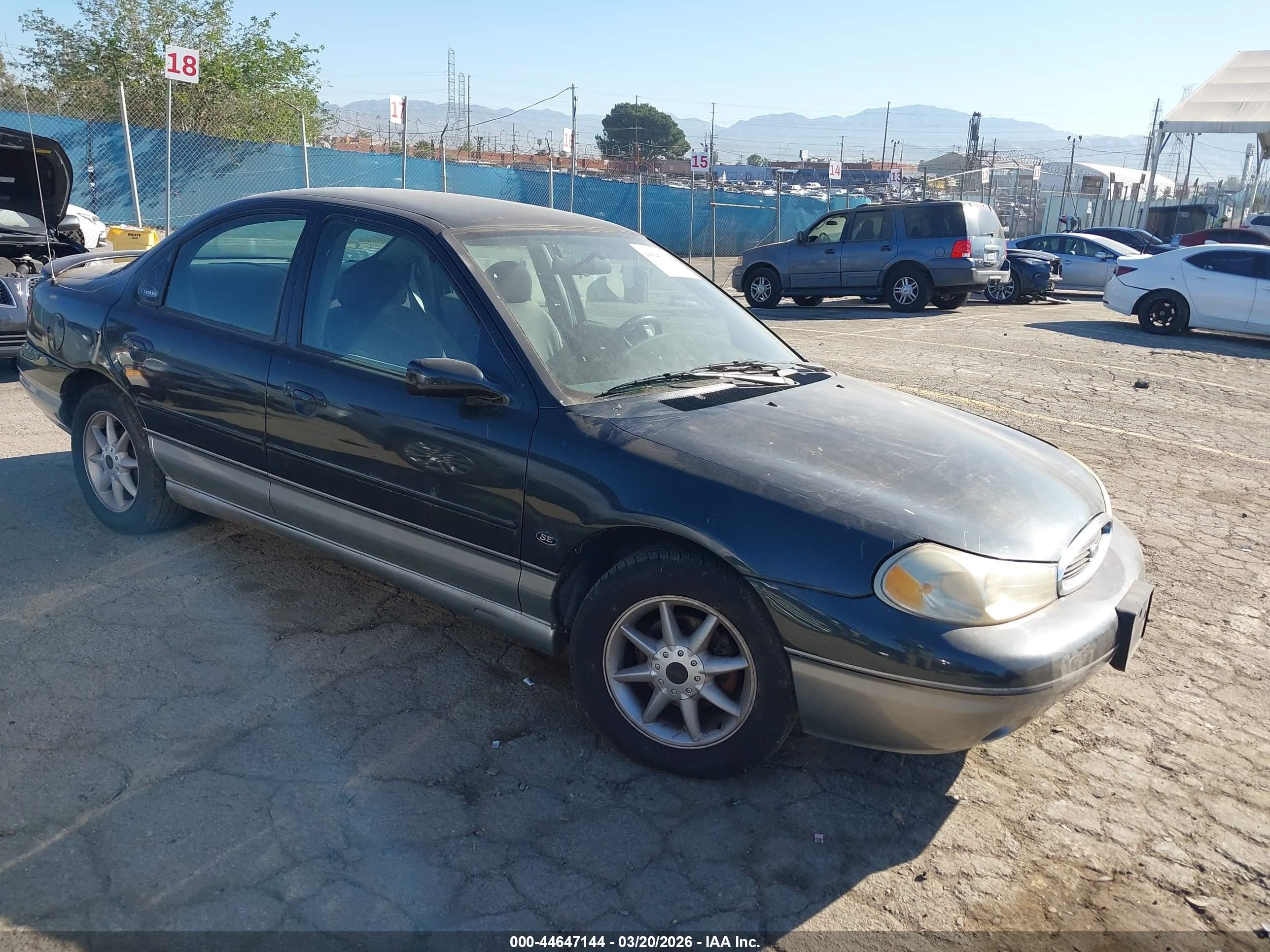 1998 Ford Contour LX, VIN 1FAFP66L8WK269070 — Normal wear