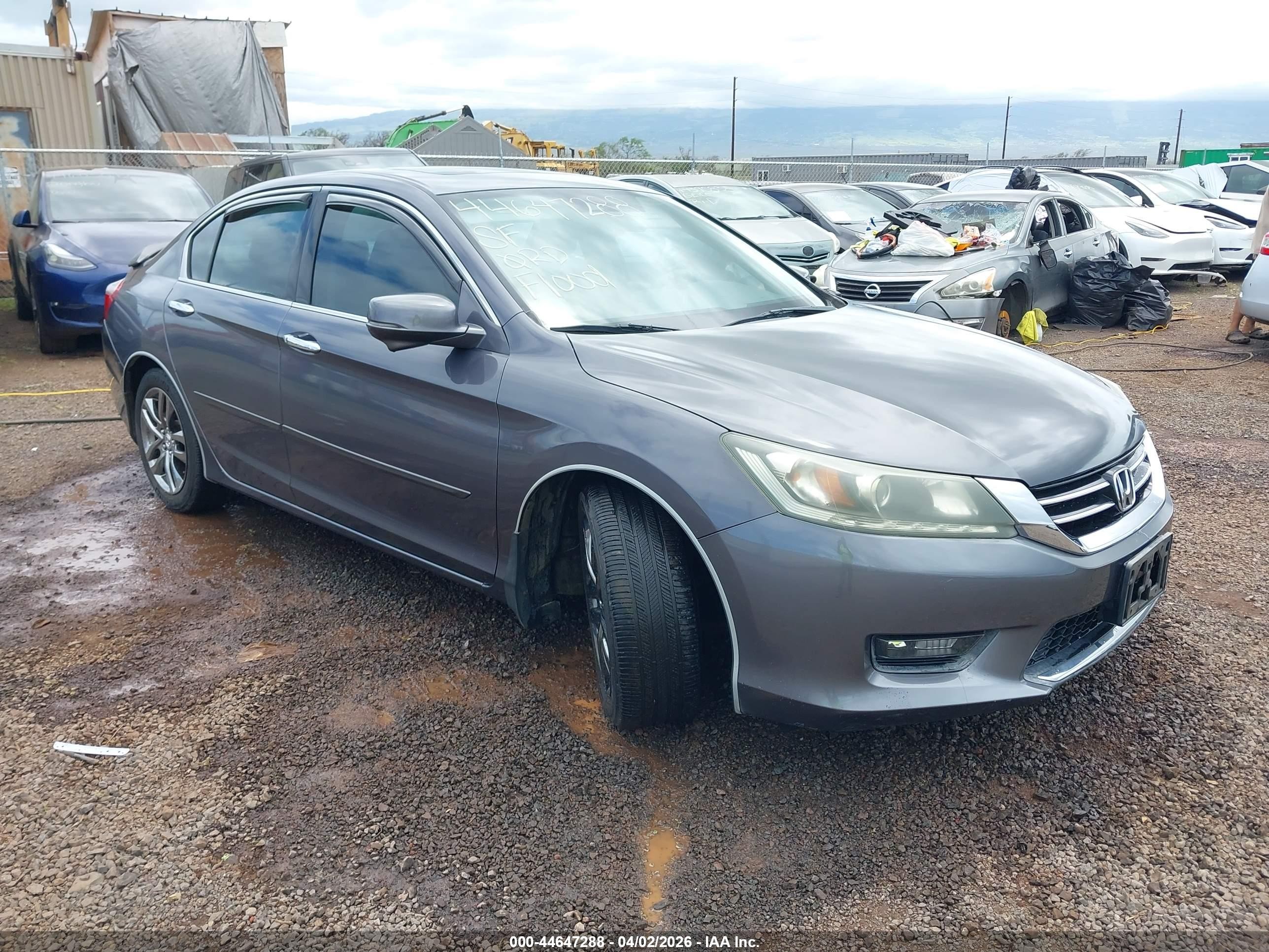 2014 Honda Accord EX-L, VIN 1HGCR3F86EA021665 — Fresh water flood