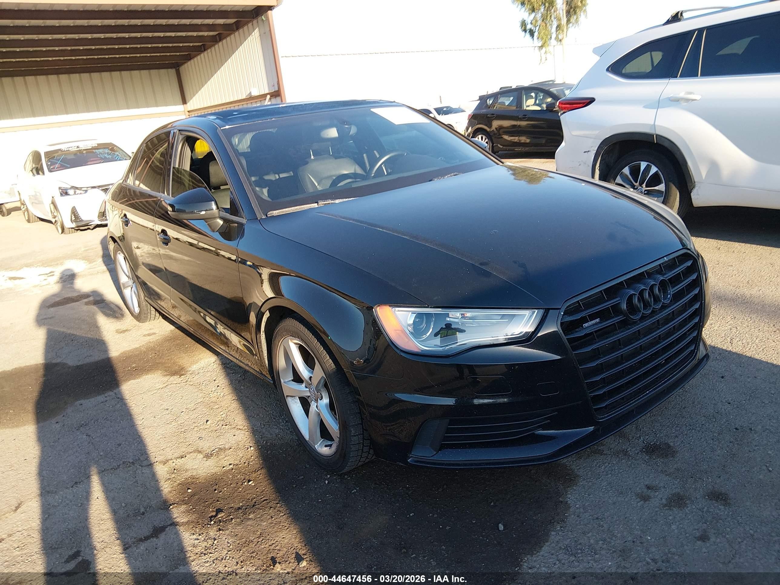 2015 Audi A3 Premium, VIN WAUBFGFF7F1071434 — Vandalism