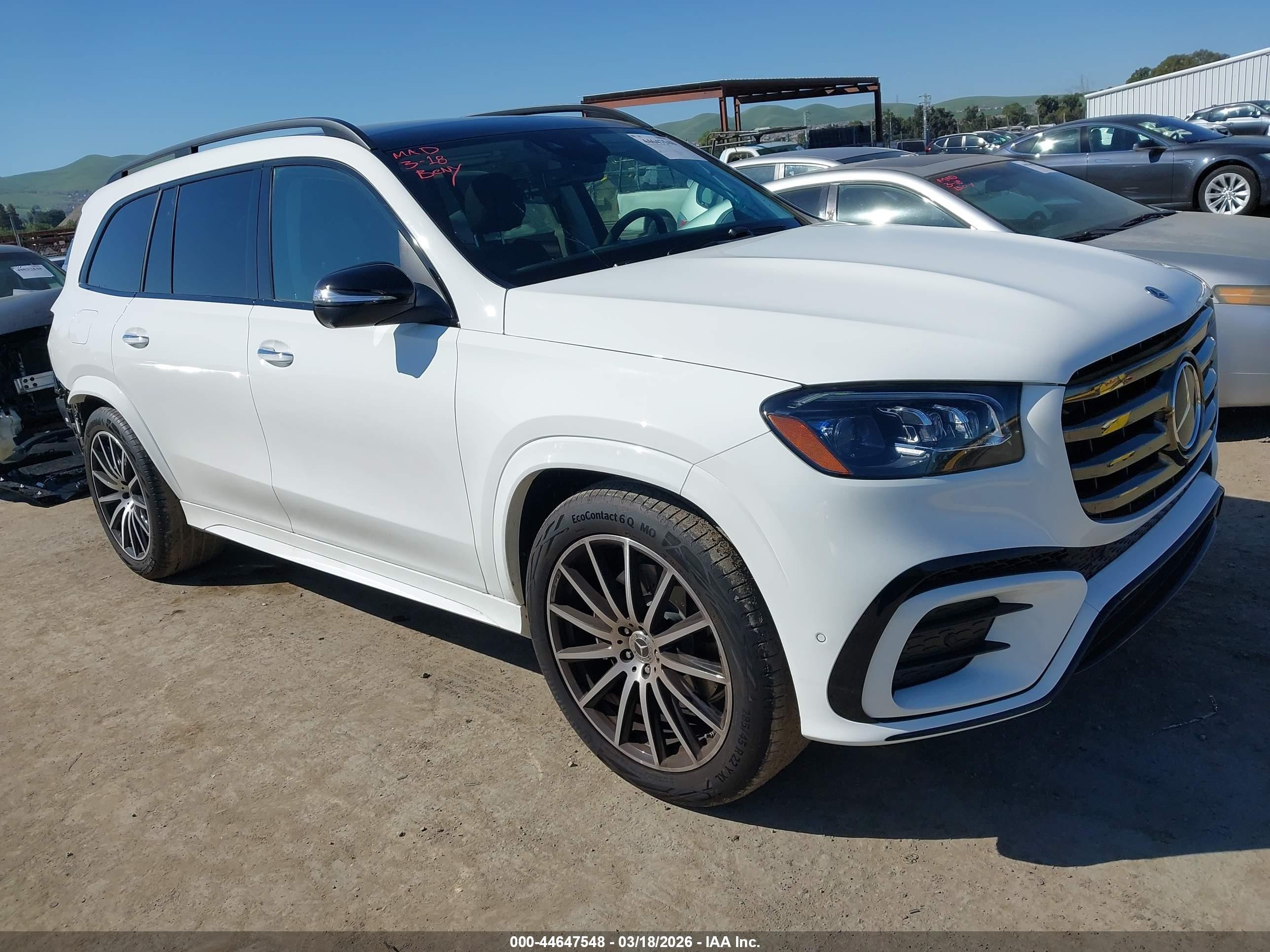 2026 Mercedes-Benz GLS 450, VIN 4JGFF5KE7TB558107 — Rear end