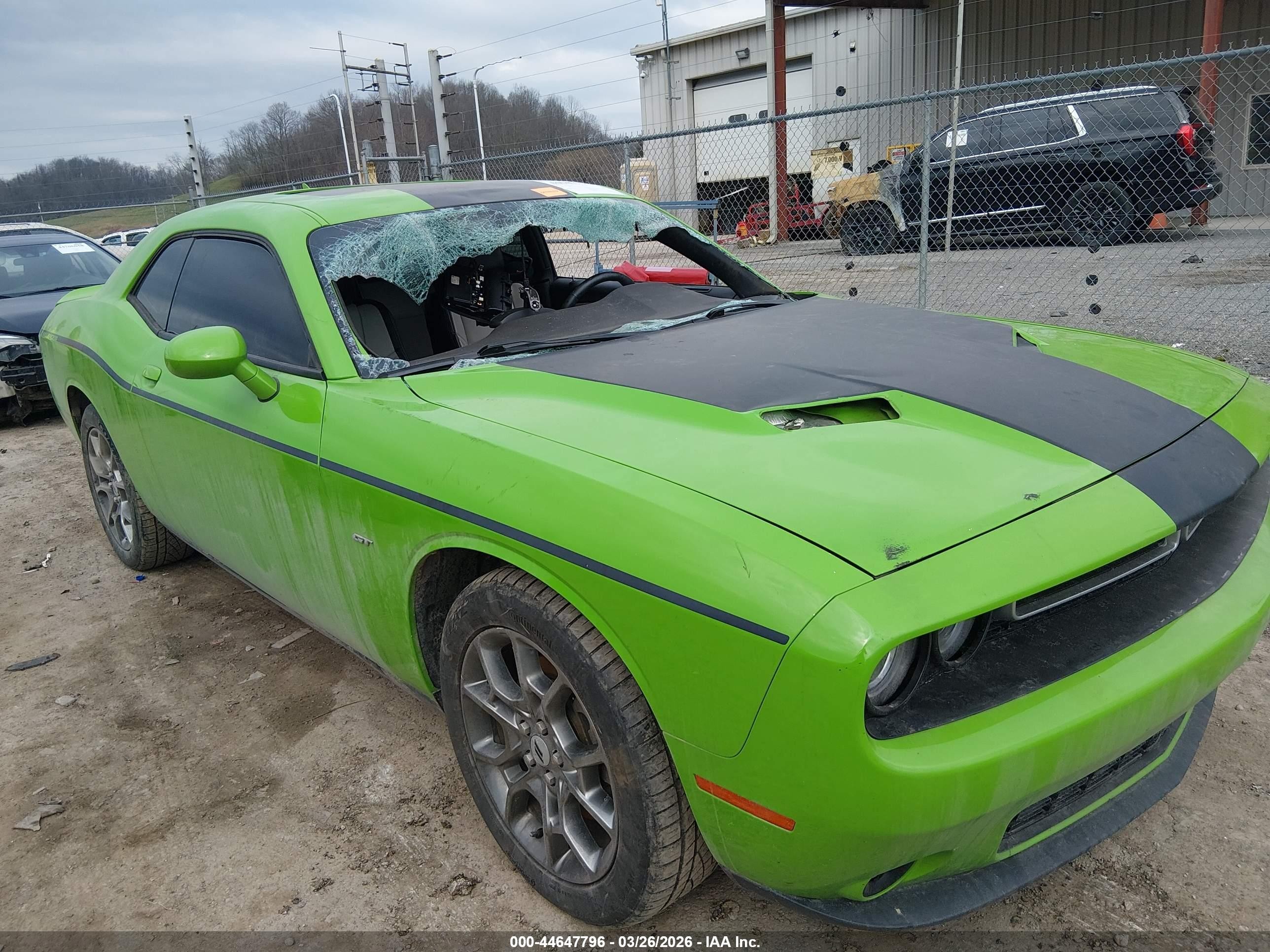 2017 Dodge Challenger GT, VIN 2C3CDZGG3HH551012 — Vandalism