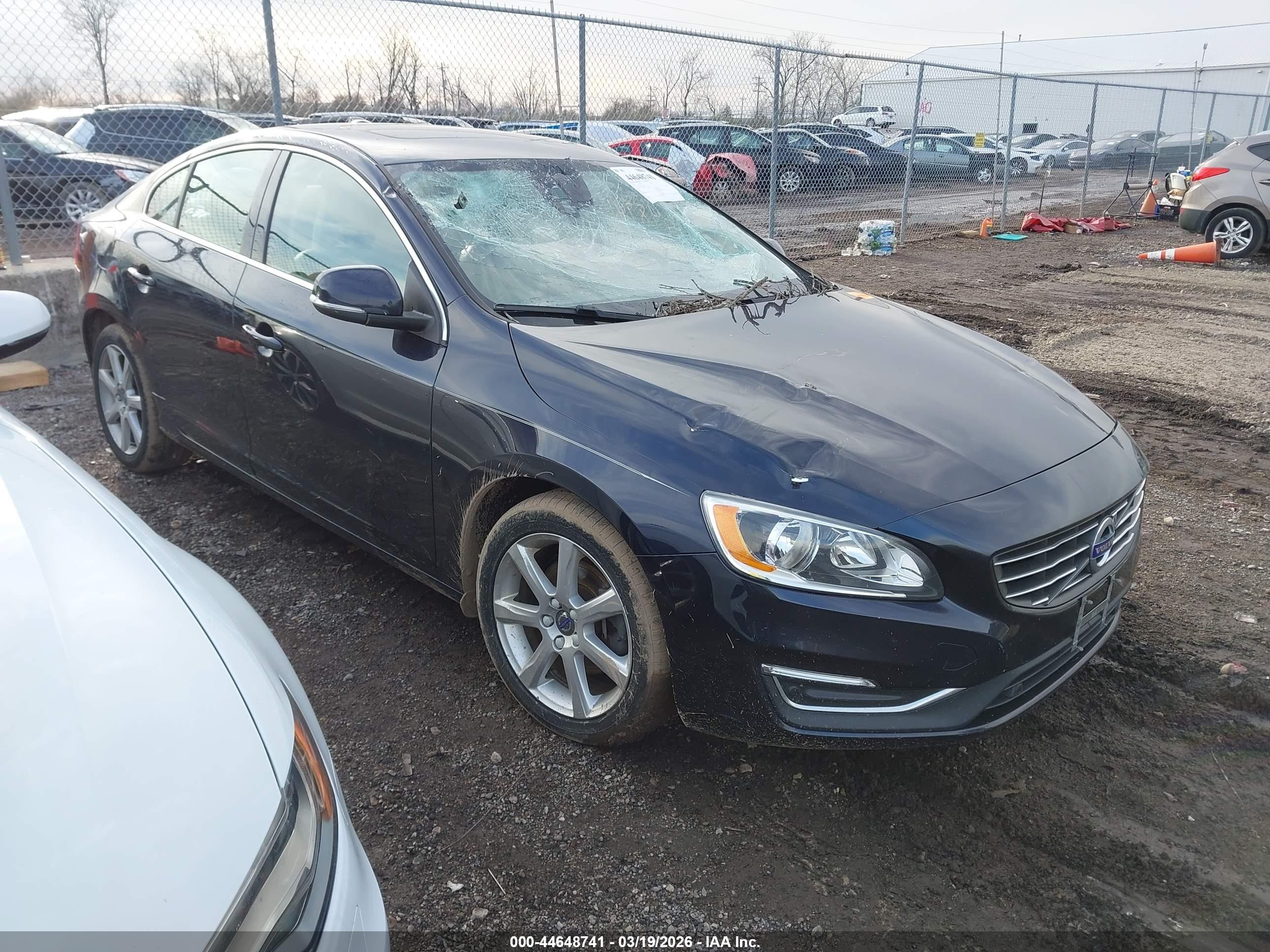 2016 Volvo S60 T5 Drive-E Premier, VIN YV126MFK2G1391867 — Storm