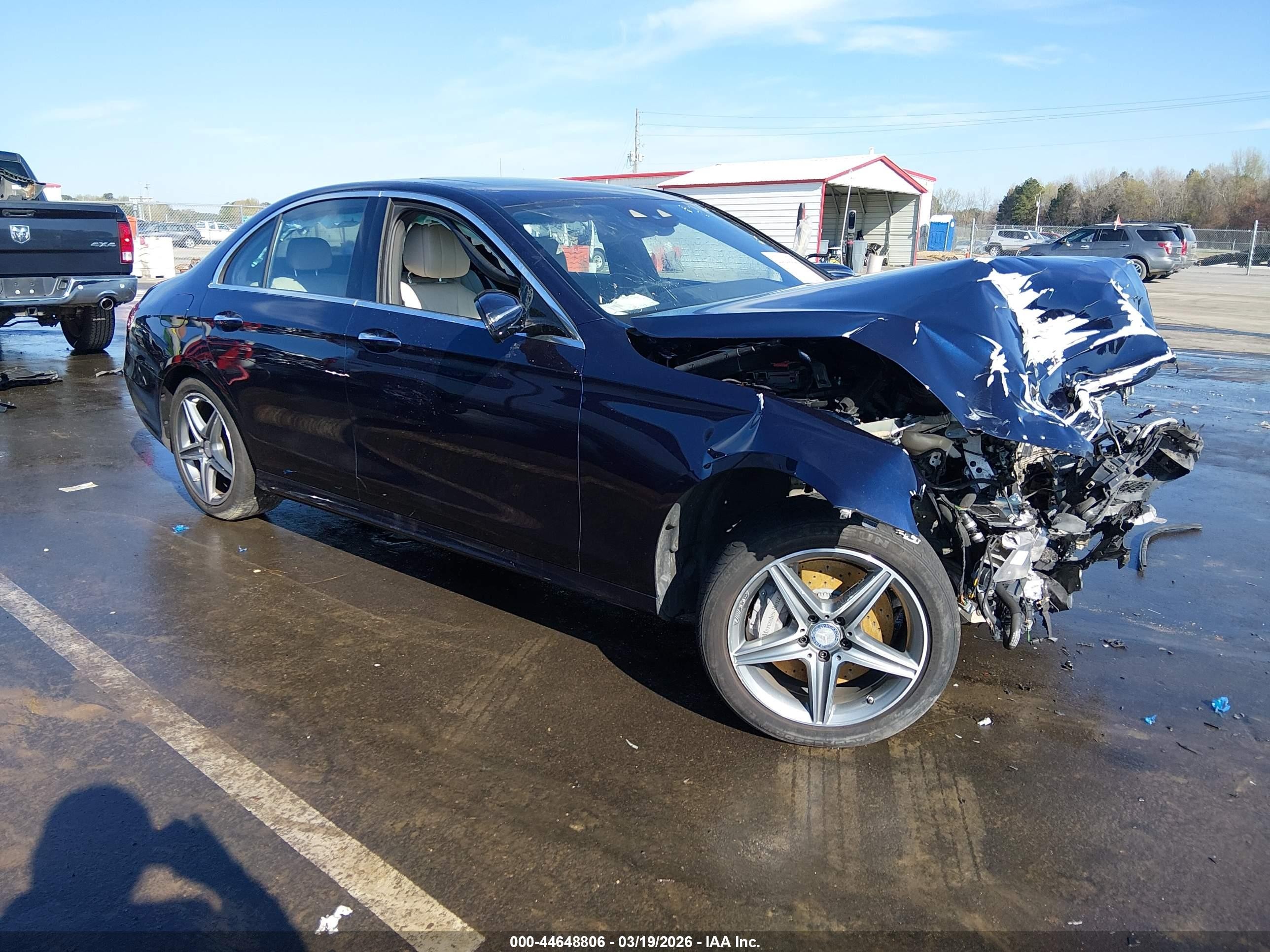 2017 Mercedes-Benz E 300 Sport, VIN WDDZF4KB1HA063423 — Front end