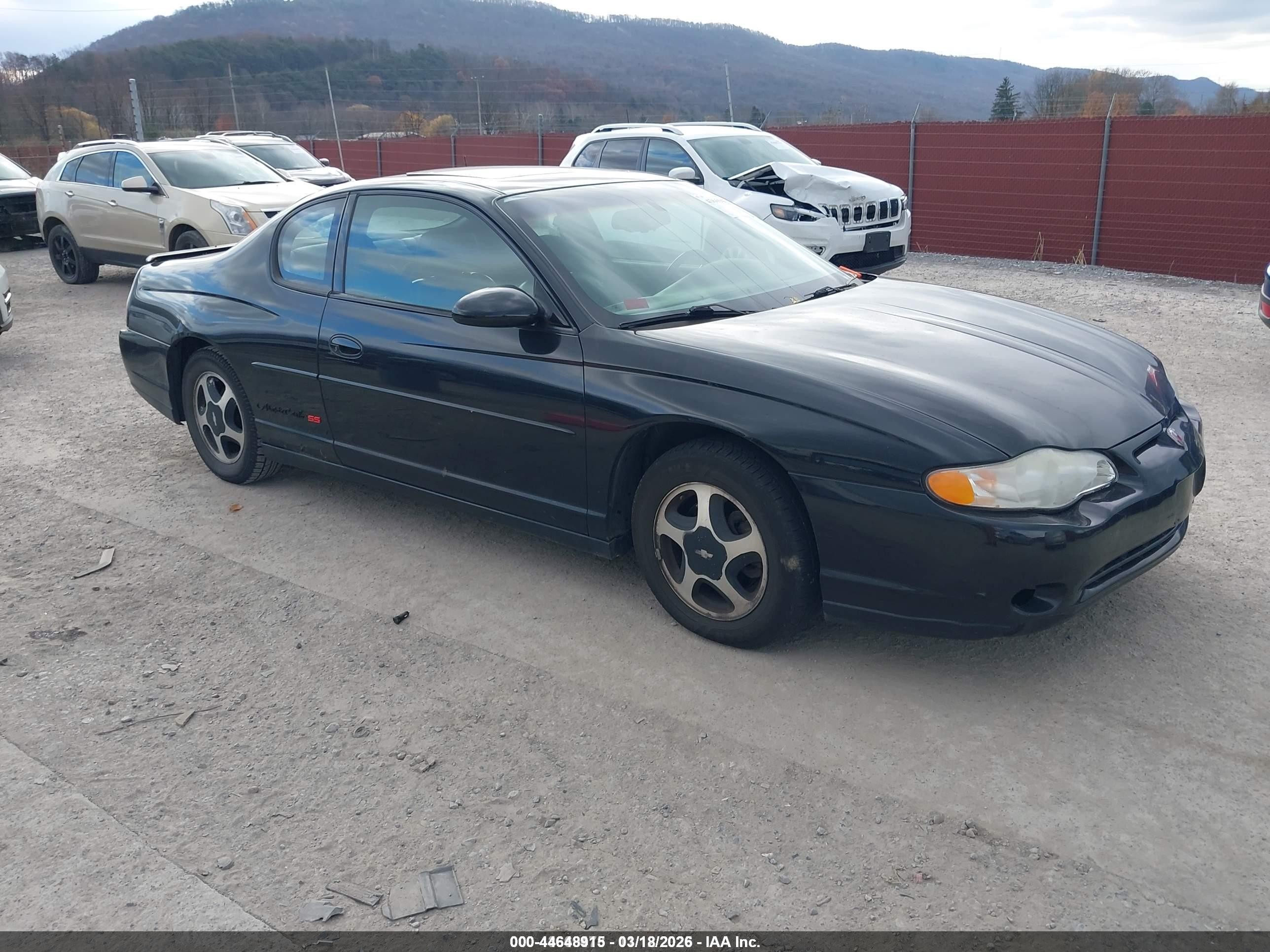 2002 Chevrolet Monte Carlo SS, VIN 2G1WX15K829357949 — Бок