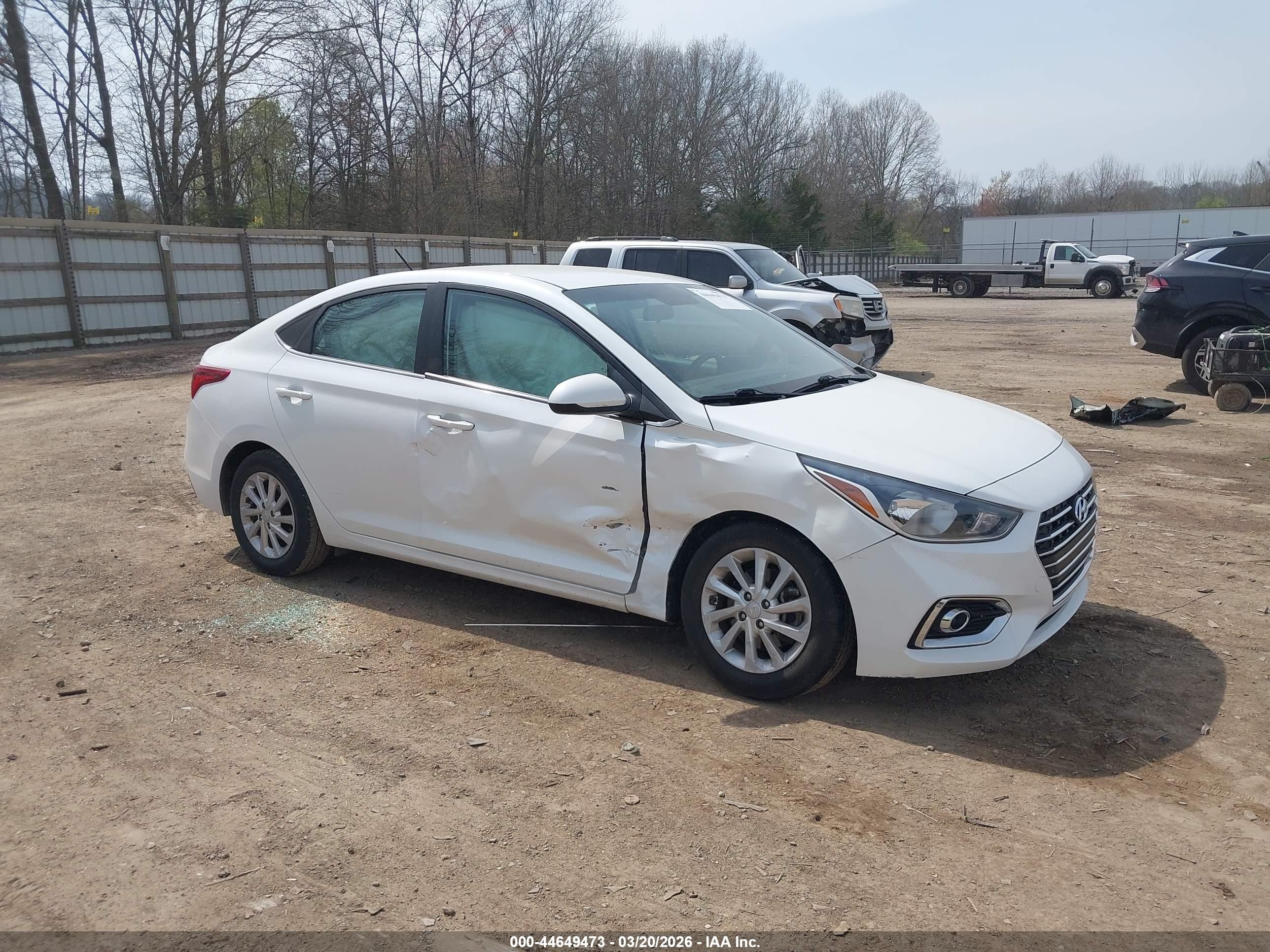 2022 Hyundai Accent SE, VIN 3KPC24A64NE176680 — Side