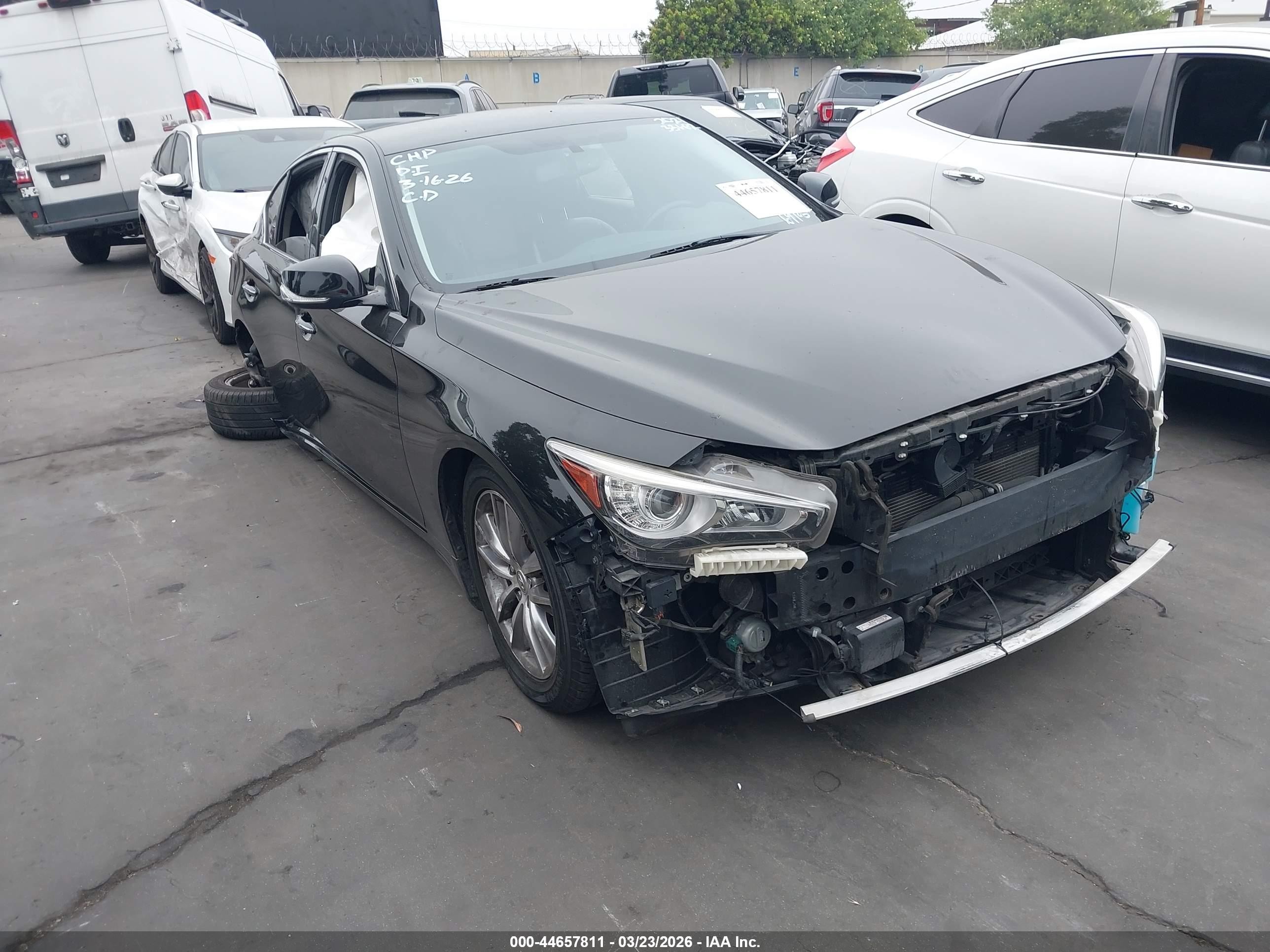 2021 Infiniti Q50 Pure, VIN JN1EV7AP4MM706918 — Stripped