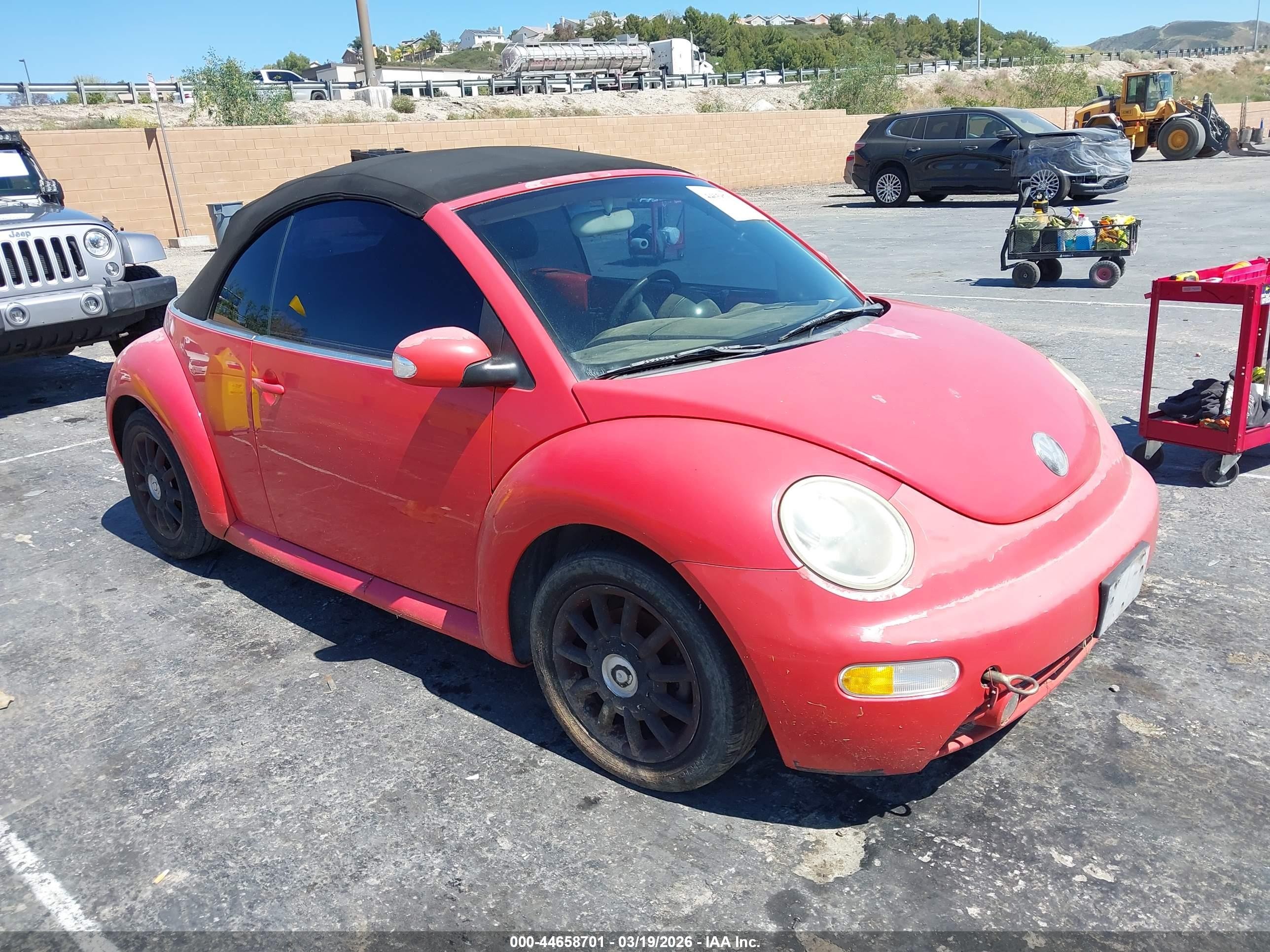 2003 Volkswagen Beetle GLS, VIN 3VWCK21YX3M332131 — Vandalism