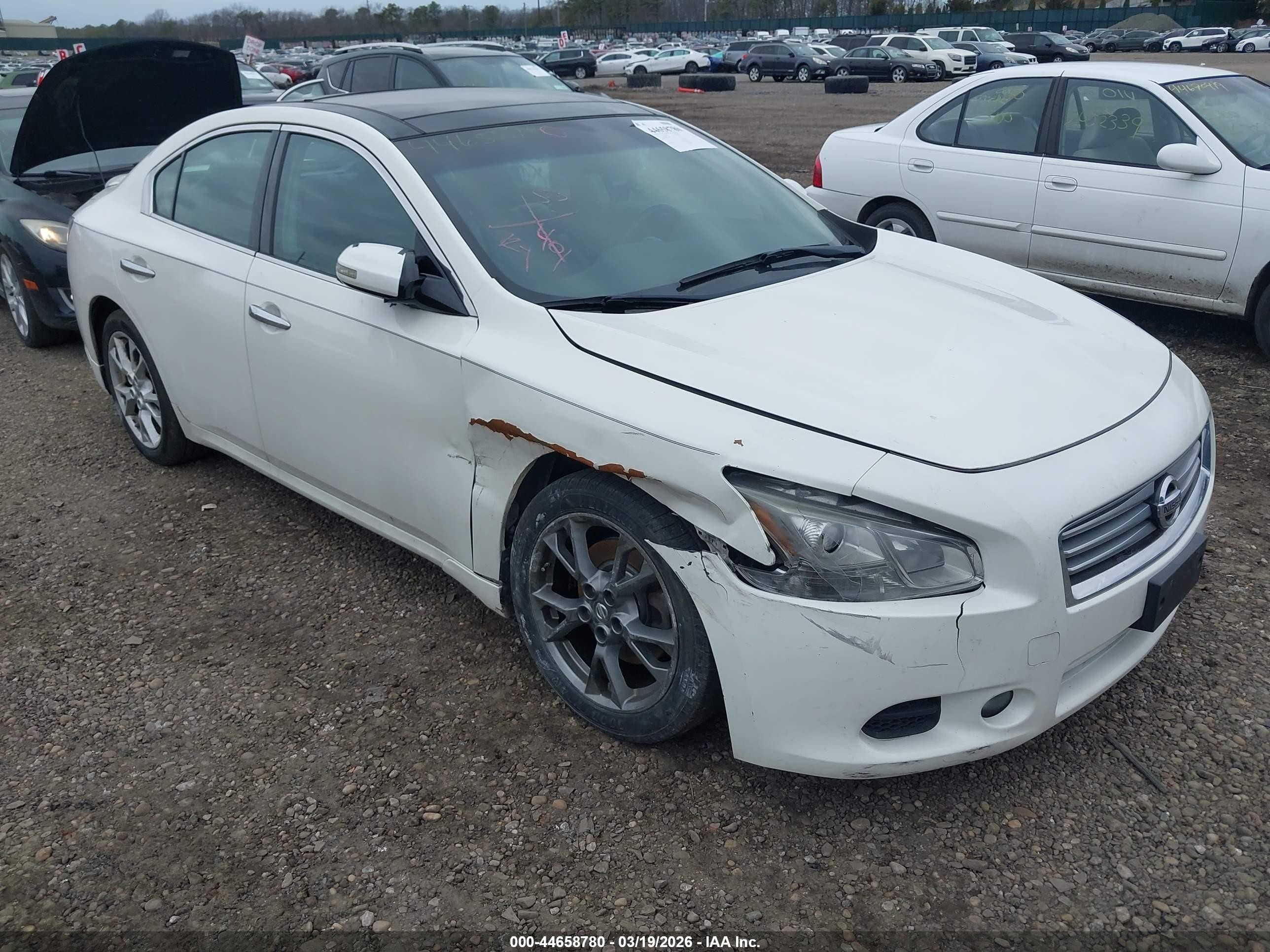 2012 Nissan Maxima SV, VIN 1N4AA5AP0CC837883 — По всему кузову