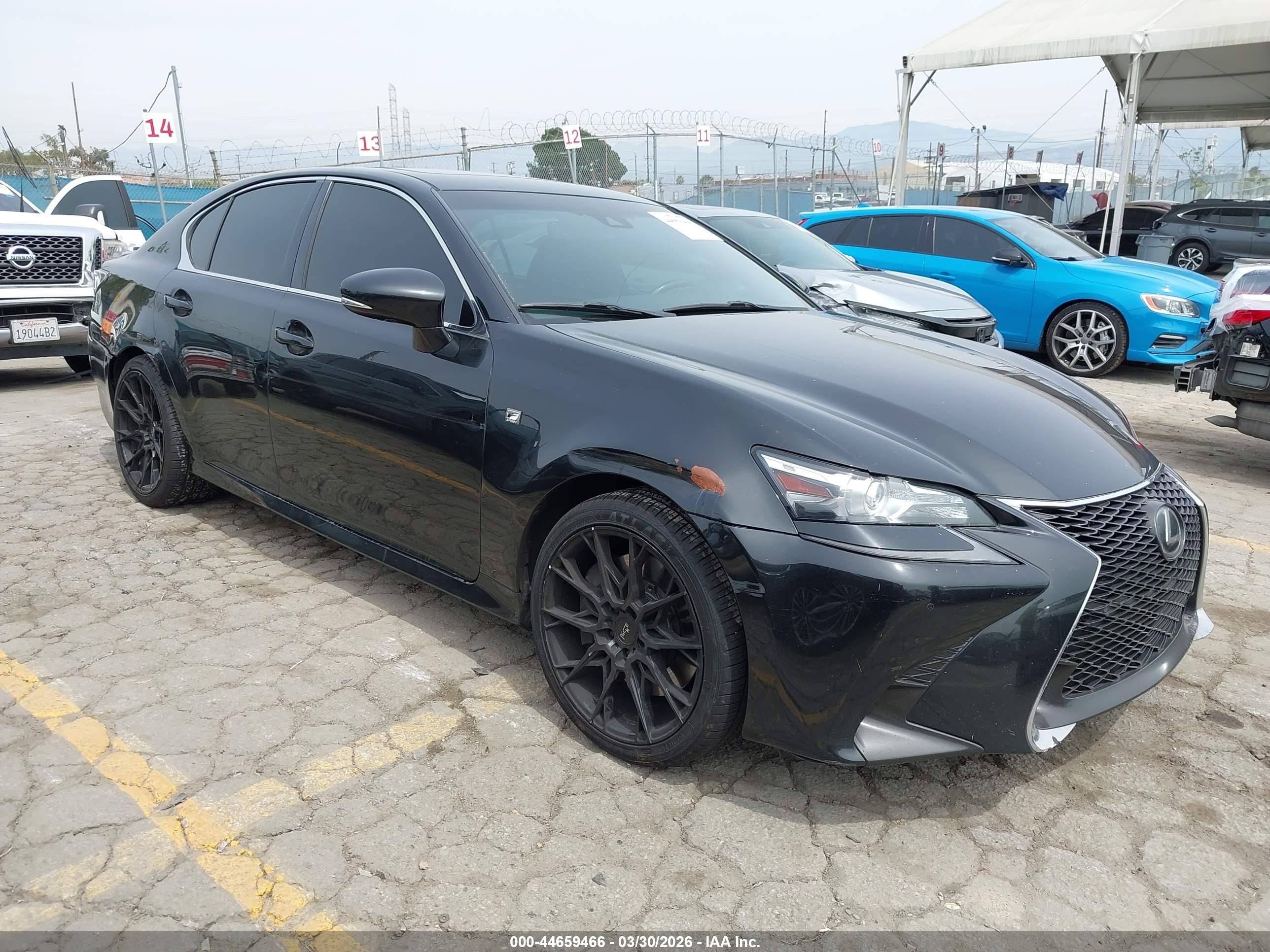 2017 Lexus GS 350 F Sport, VIN JTHBZ1BL6HA011326 — Зад