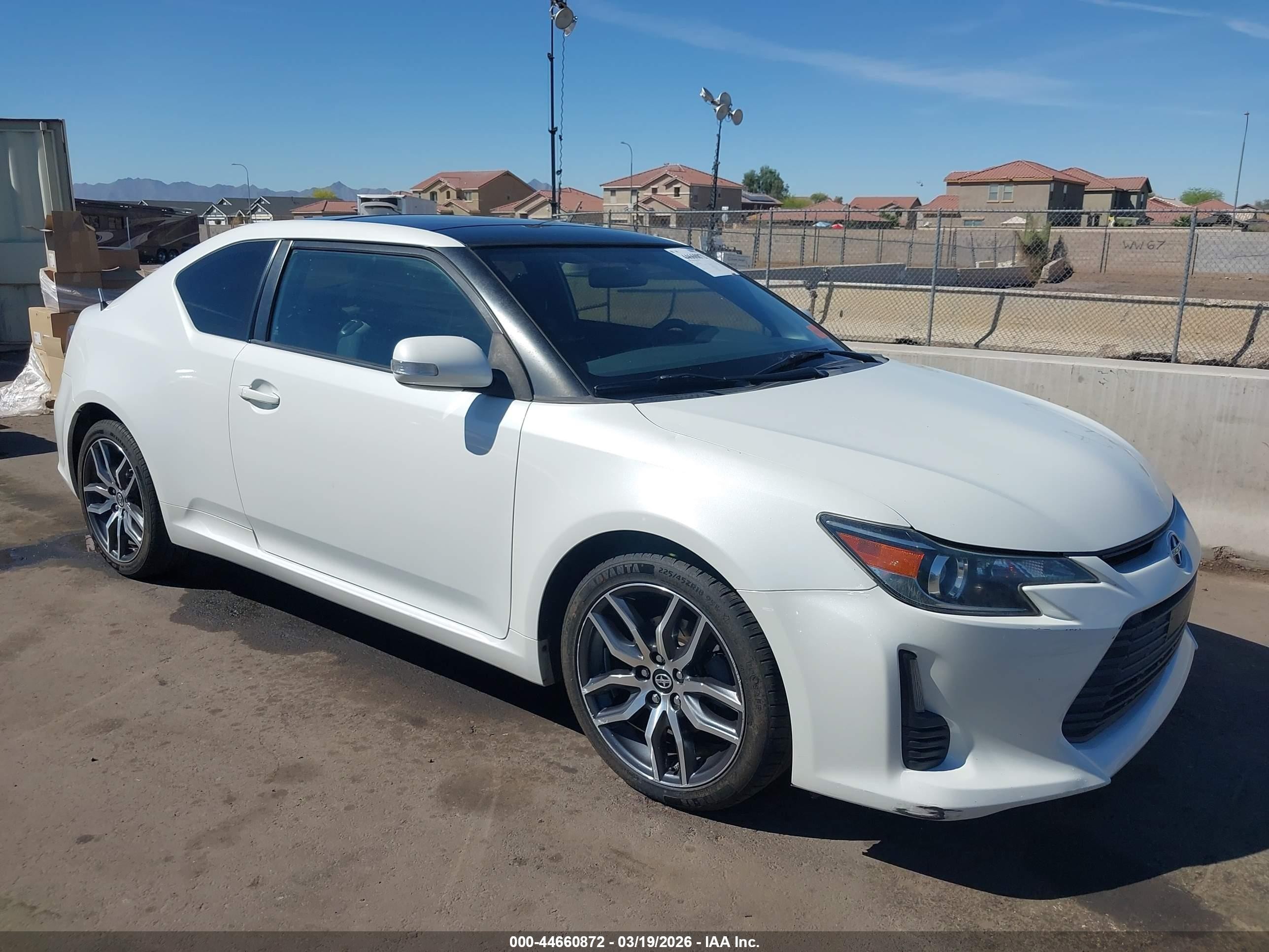 2015 Scion tC, VIN JTKJF5C7XFJ011544 — Side