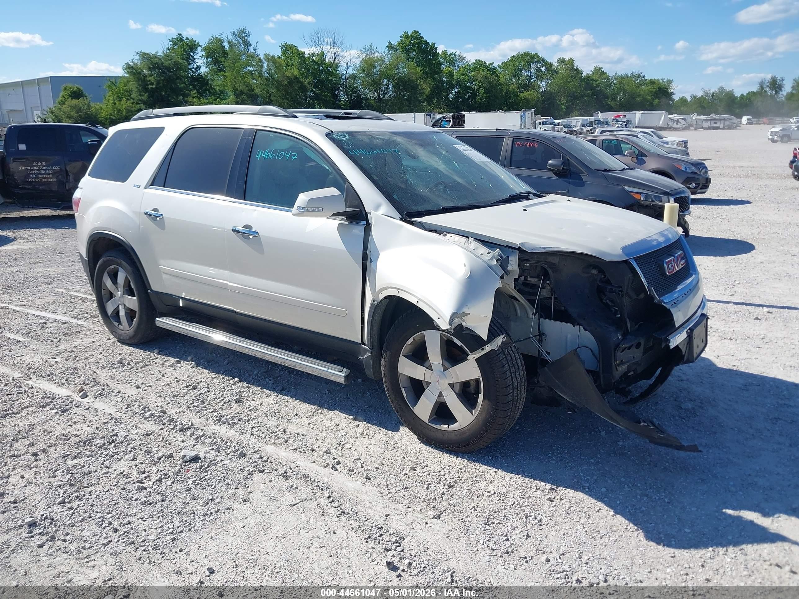 2012 GMC Acadia SLT1, VIN 1GKKVRED9CJ408798 — Front end