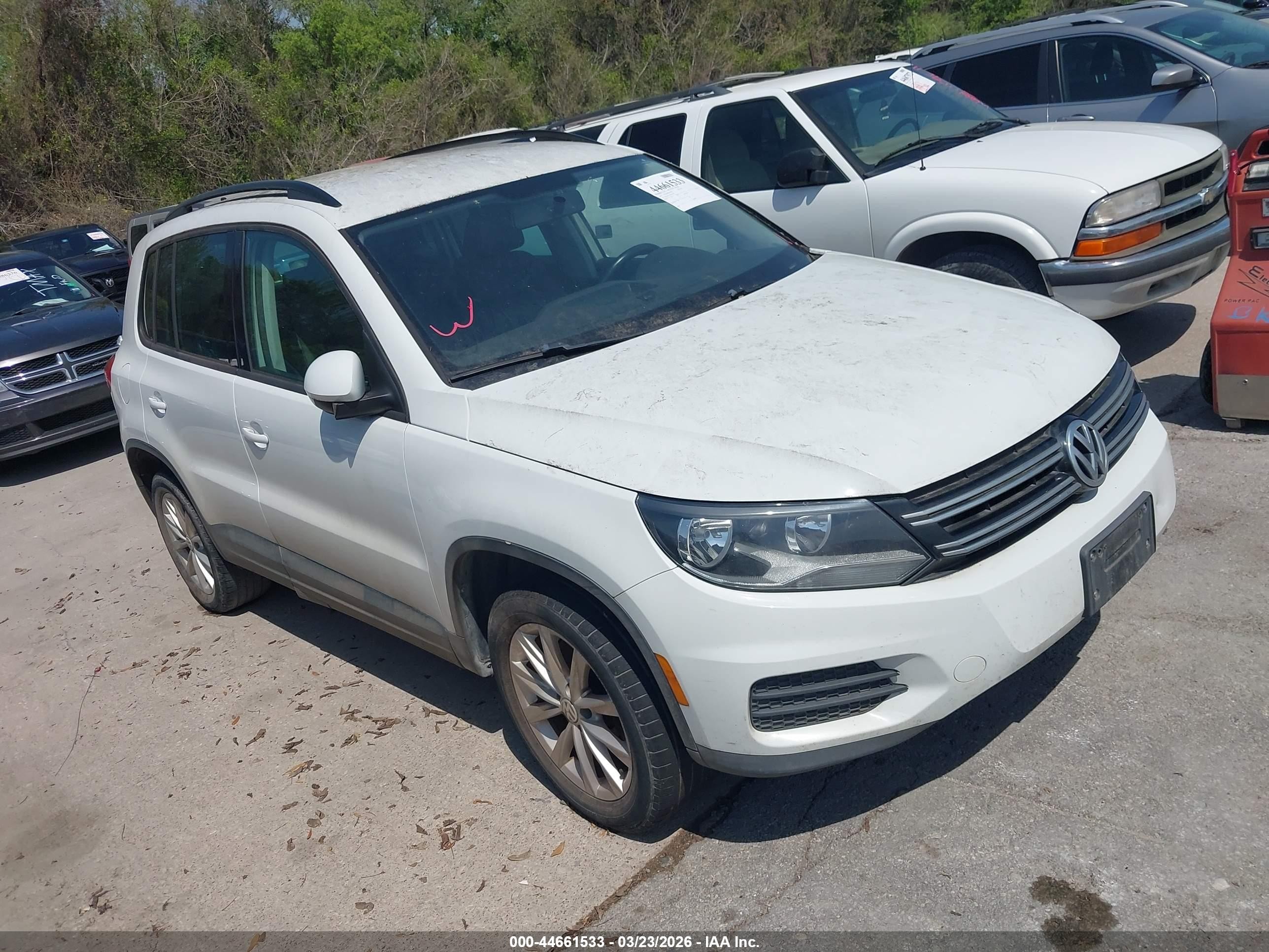 2015 Volkswagen Tiguan S, VIN WVGAV7AX1FW575462 — Normal wear